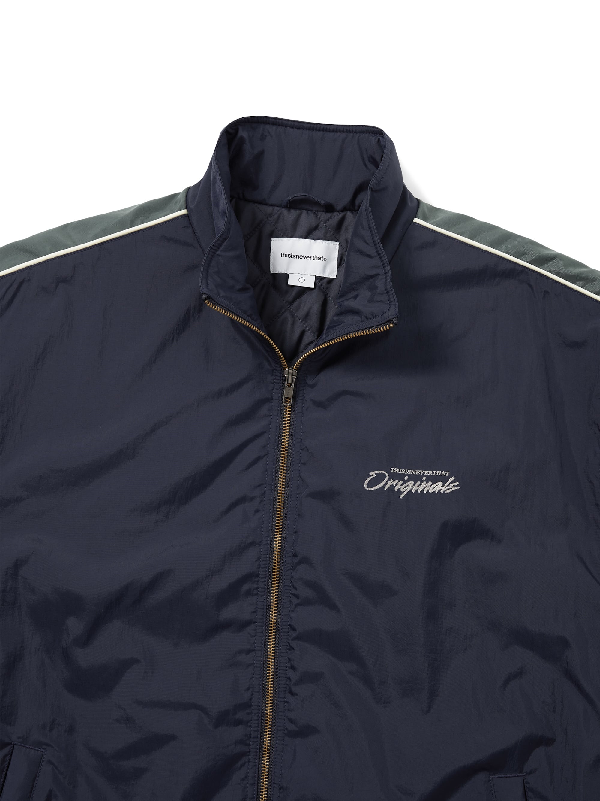 thisisneverthat - Originals Warm Up Jacket (Navy) product image 2 | TRAB K-Fashion Australia