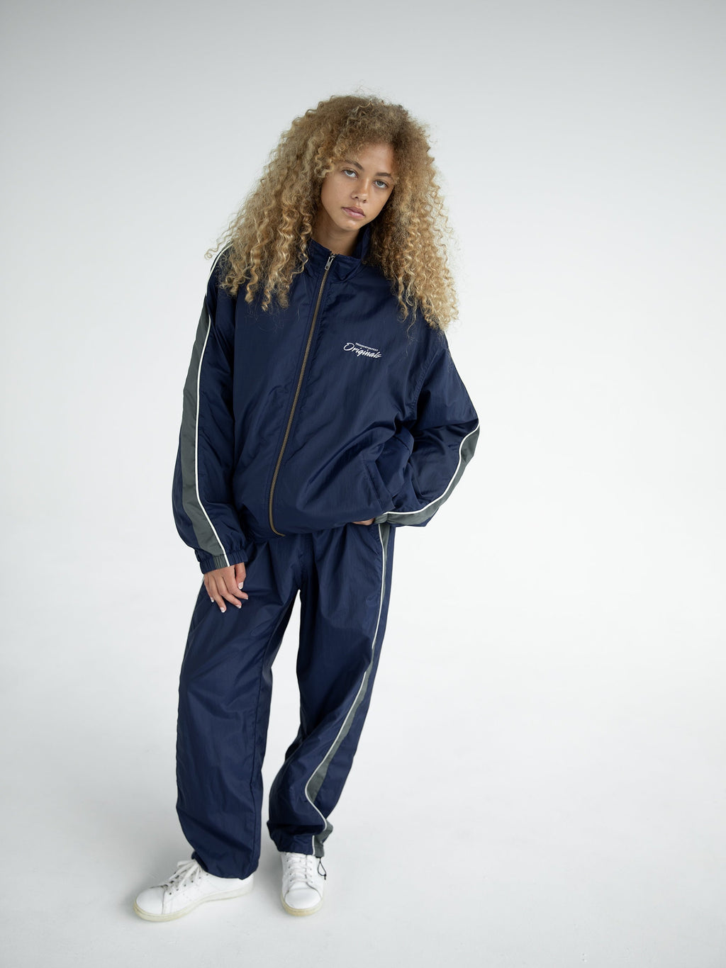 thisisneverthat - Originals Warm Up Jacket (Navy) product image 5 | TRAB K-Fashion Australia