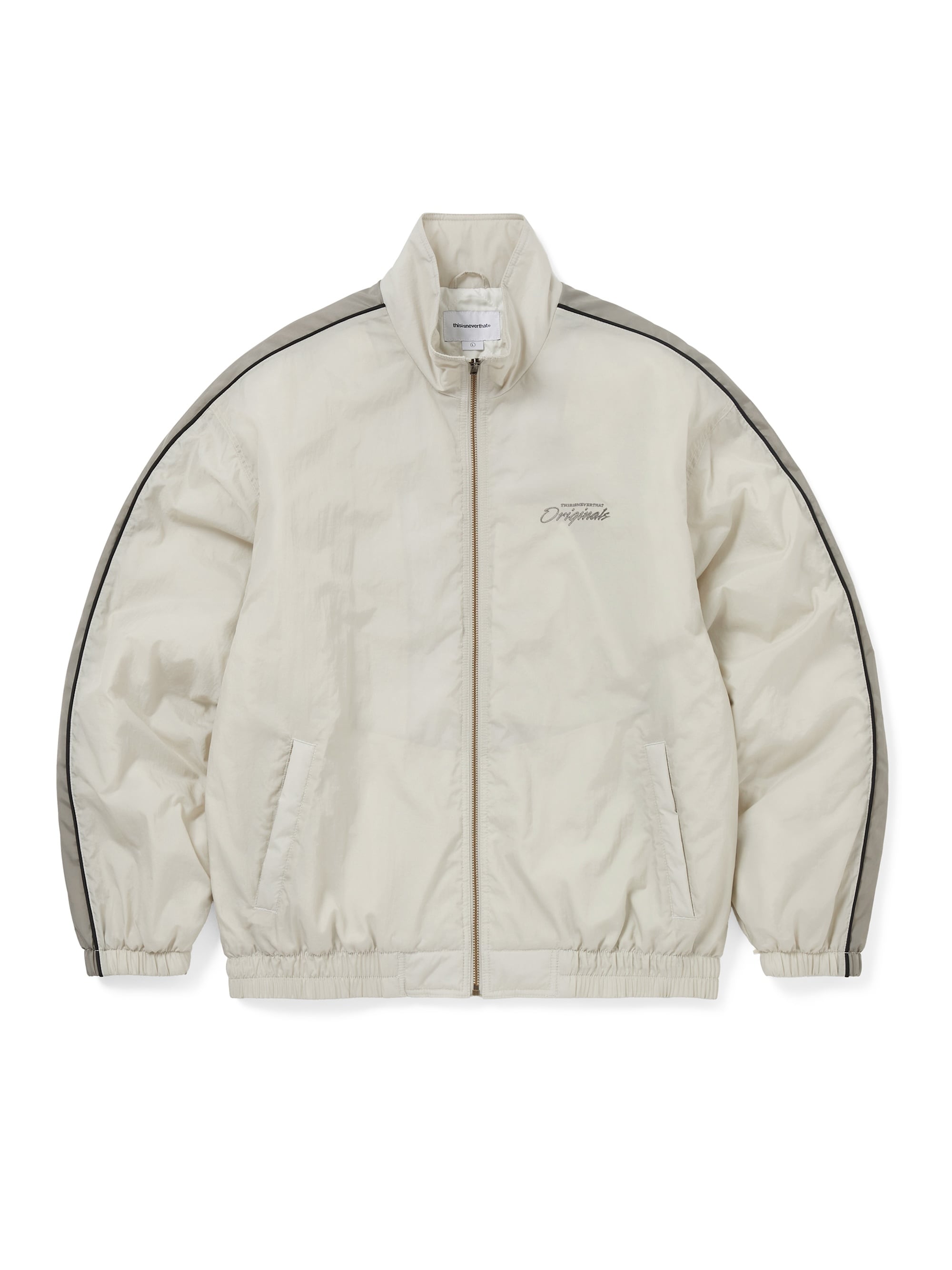 thisisneverthat - Originals Warm Up Jacket (Stone) product image 1 | TRAB K-Fashion Australia