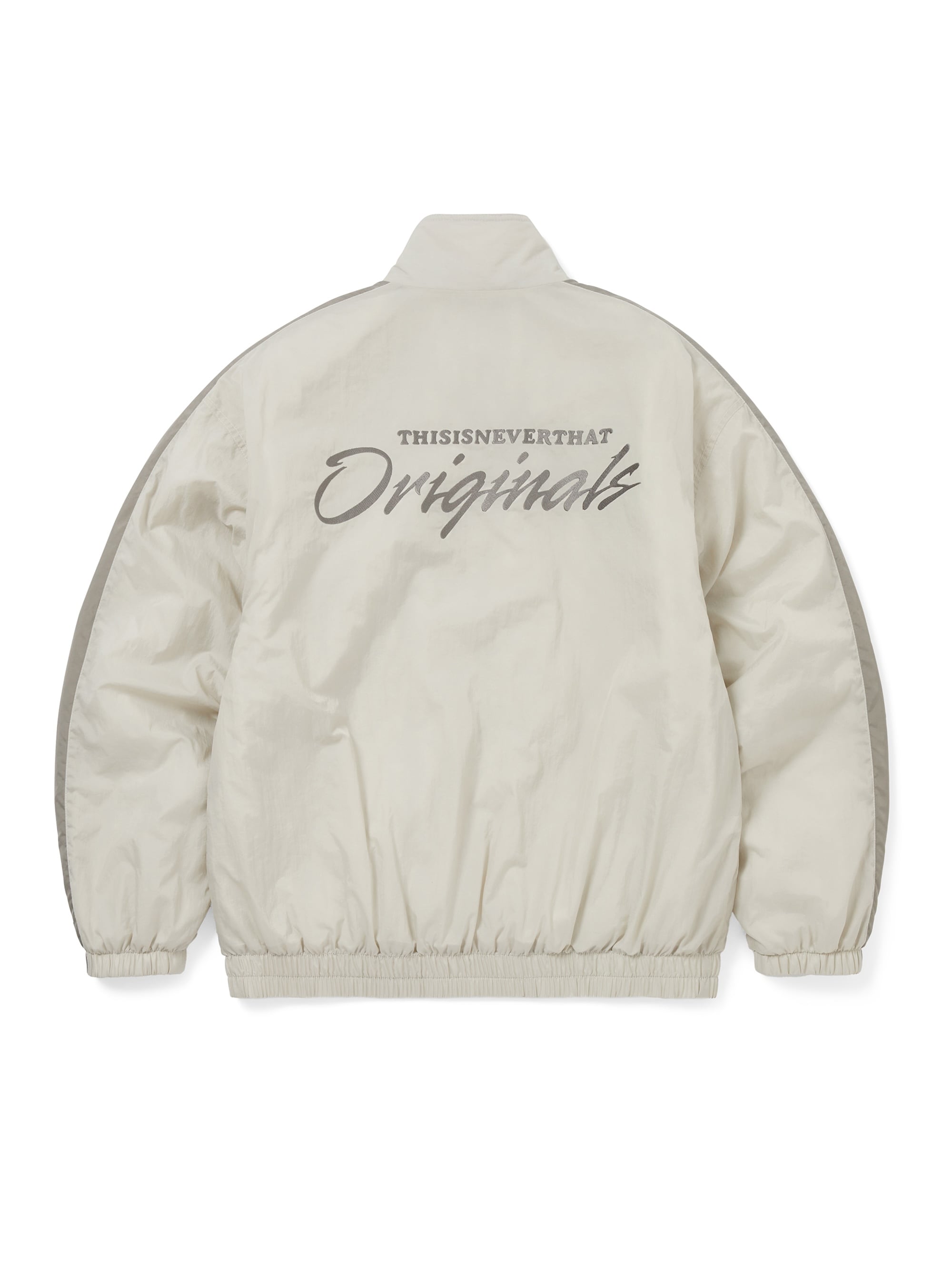 thisisneverthat - Originals Warm Up Jacket (Stone) product image 4 | TRAB K-Fashion Australia