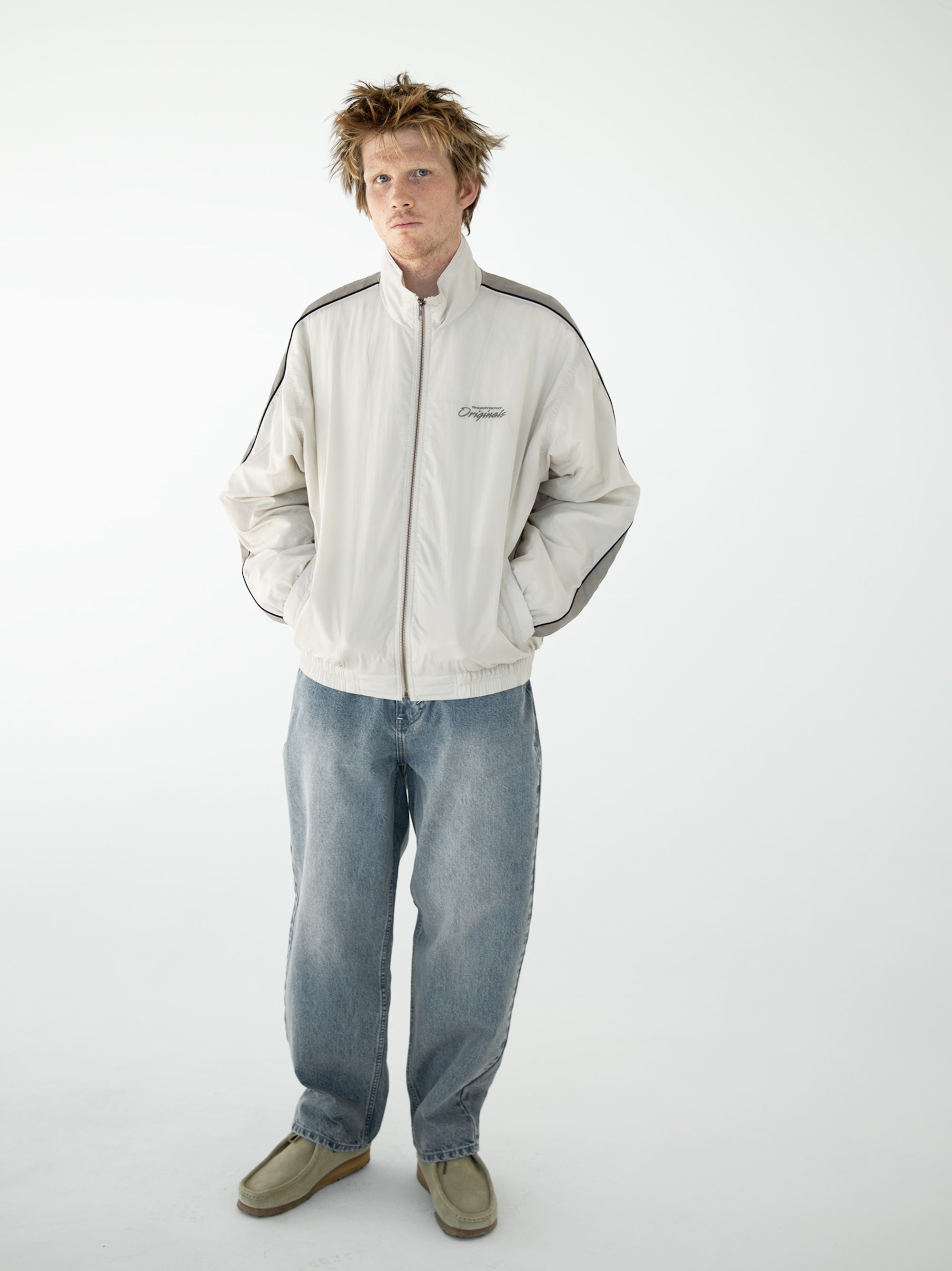 thisisneverthat - Originals Warm Up Jacket (Stone) product image 5 | TRAB K-Fashion Australia