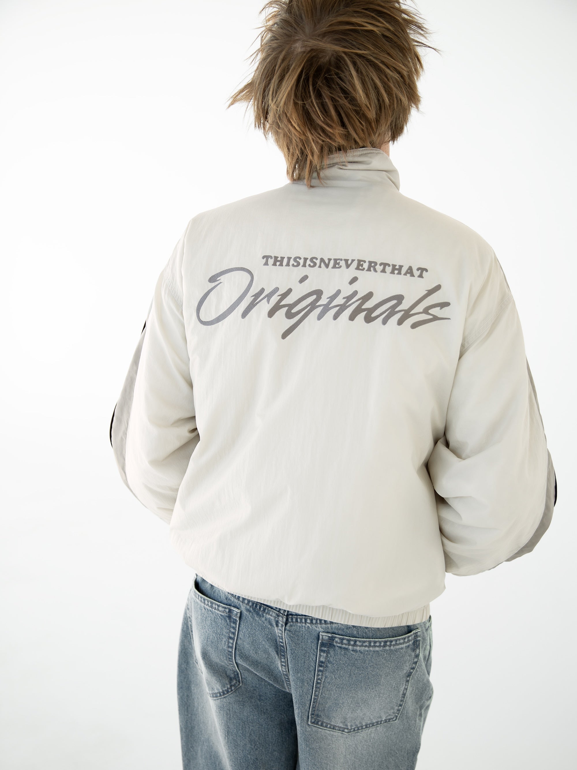 thisisneverthat - Originals Warm Up Jacket (Stone) product image 6 | TRAB K-Fashion Australia