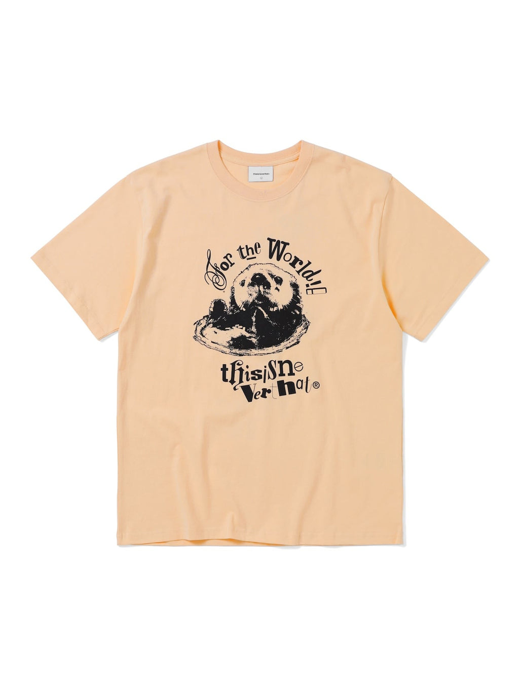 thisisneverthat - Otter Tee (Apricot) product image 1 | TRAB K-Fashion Australia