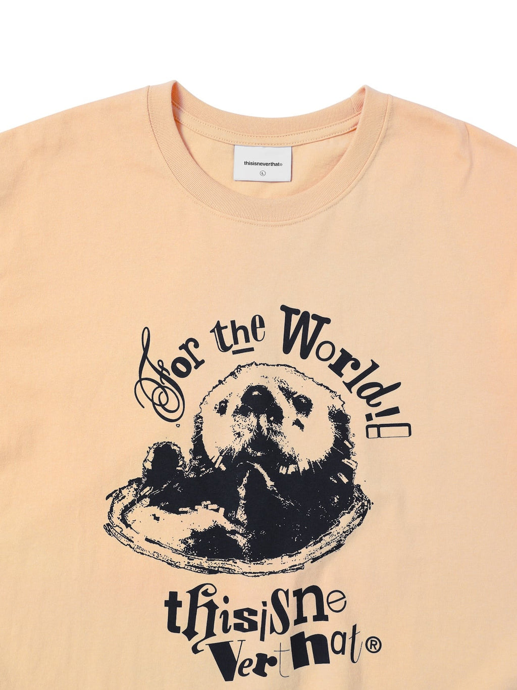 thisisneverthat - Otter Tee (Light Apricot) product image 2 | TRAB K-Fashion Australia