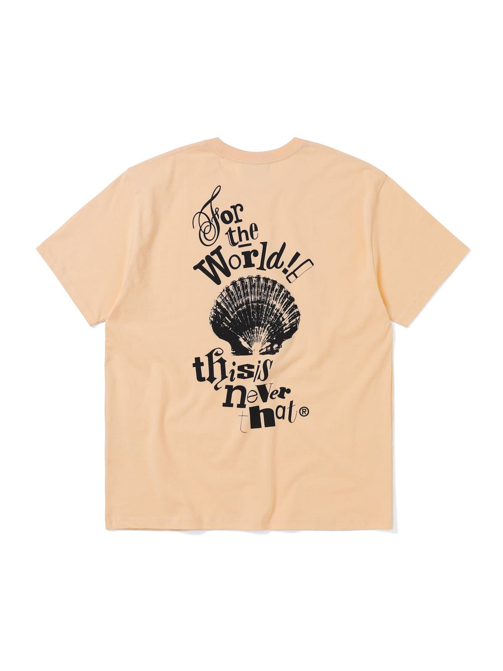 thisisneverthat - Otter Tee (Light Apricot) product image 3 | TRAB K-Fashion Australia
