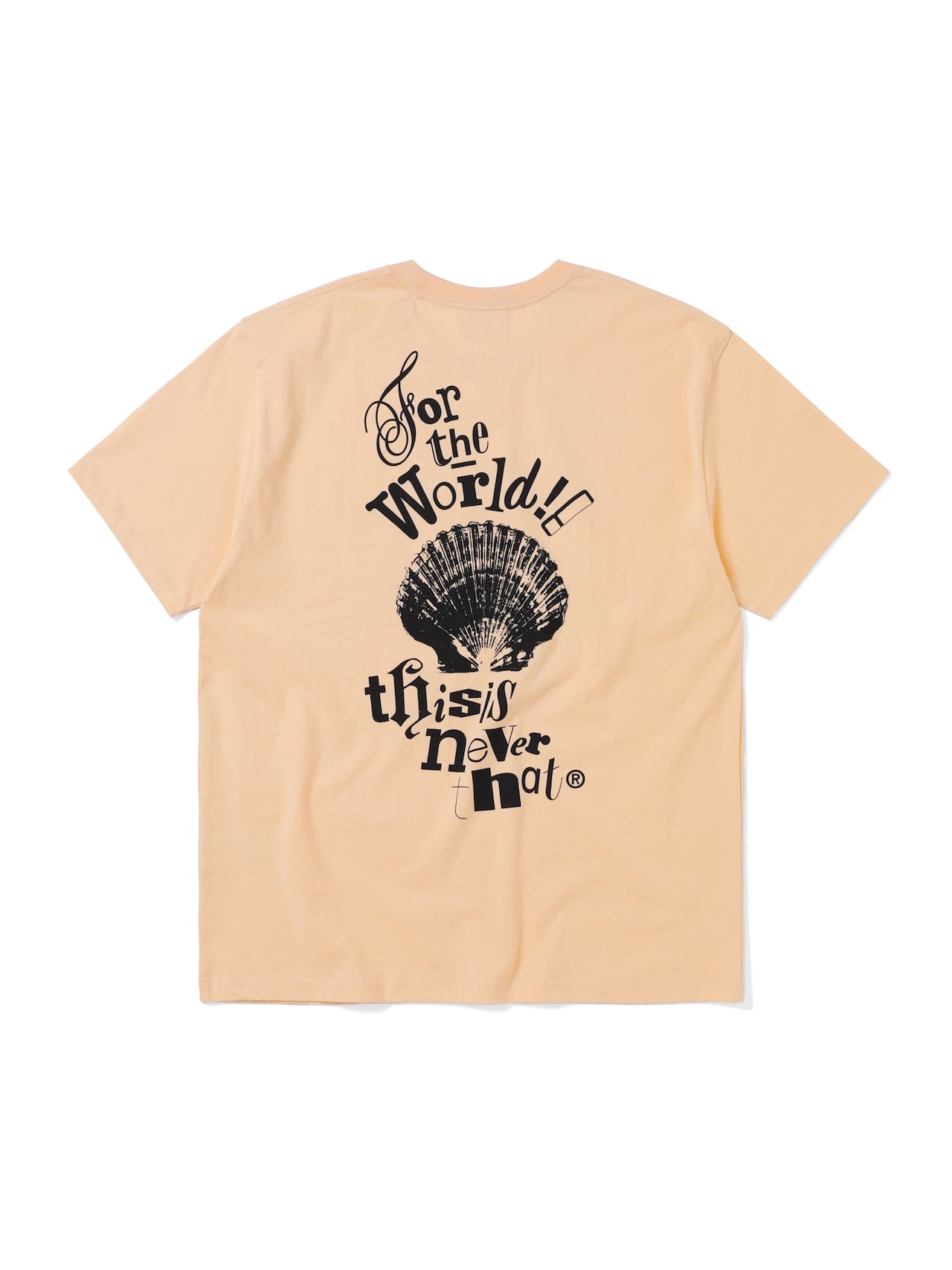 thisisneverthat - Otter Tee (Light Apricot) product image 3 | TRAB K-Fashion Australia