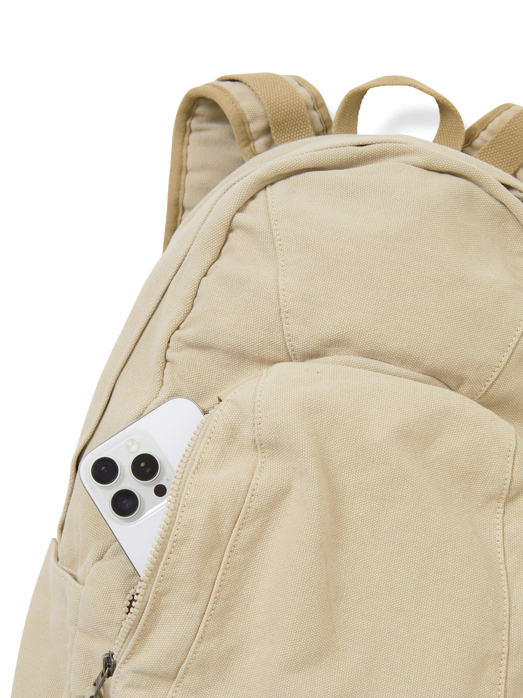 thisisneverthat - Overdyed Canvas Backpack (Beige) product image 4 | TRAB K-Fashion Australia