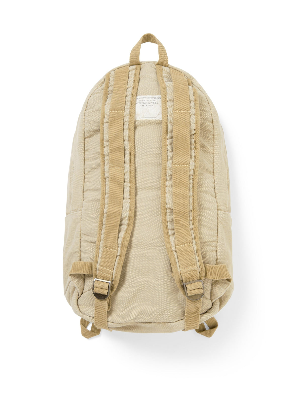 thisisneverthat - Overdyed Canvas Backpack (Beige) product image 8 | TRAB K-Fashion Australia