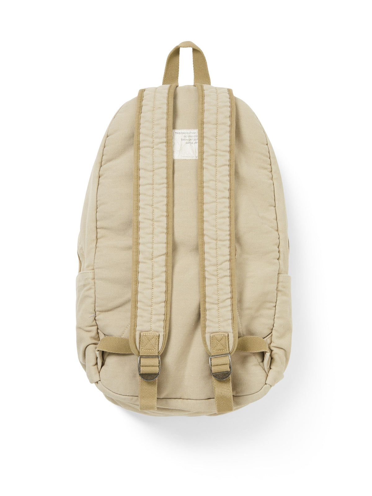 thisisneverthat - Overdyed Canvas Daypack (Beige) product image 6 | TRAB K-Fashion Australia