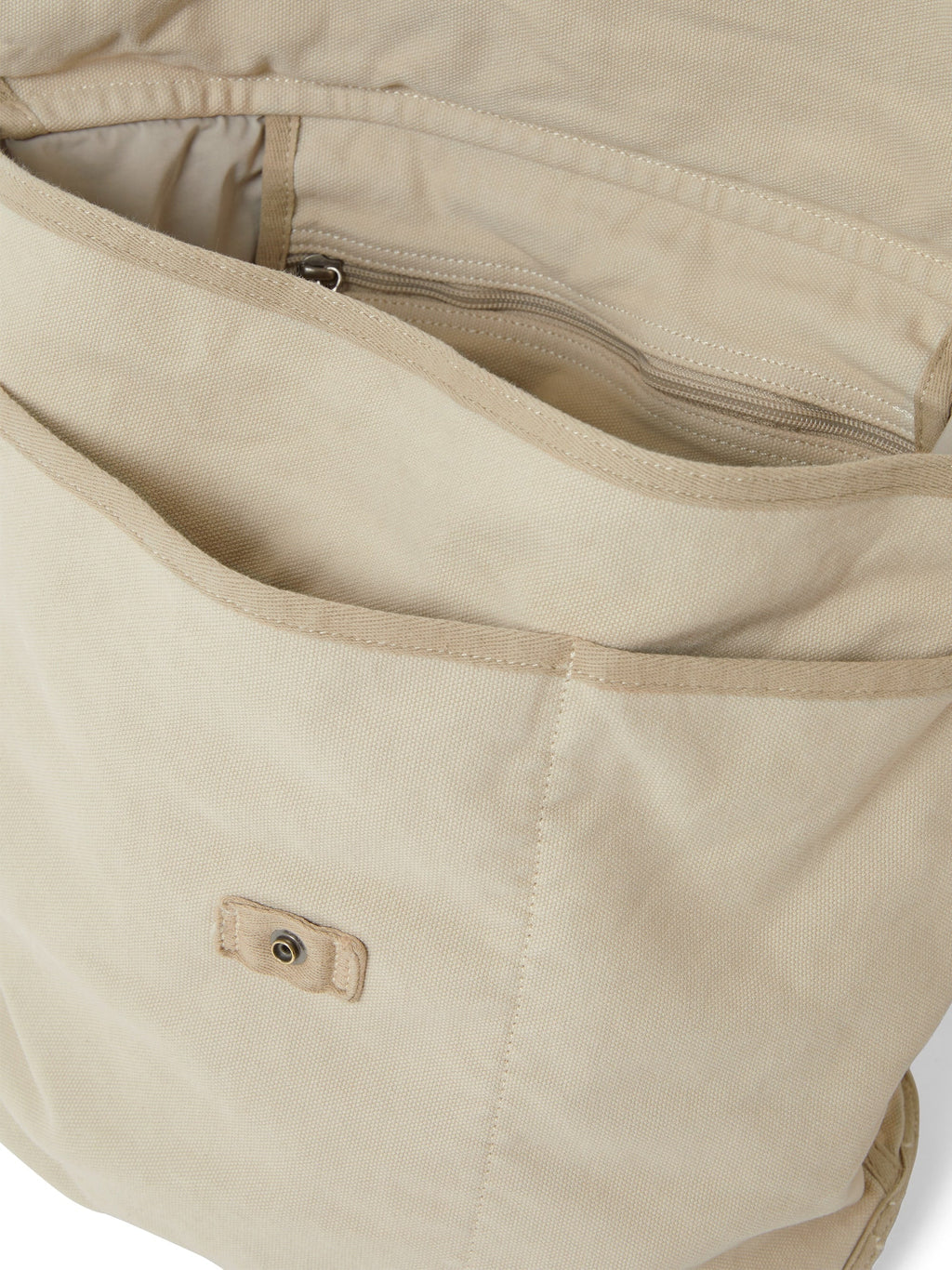 thisisneverthat - Overdyed Canvas Messenger Bag (Beige) product image 2 | TRAB K-Fashion Australia