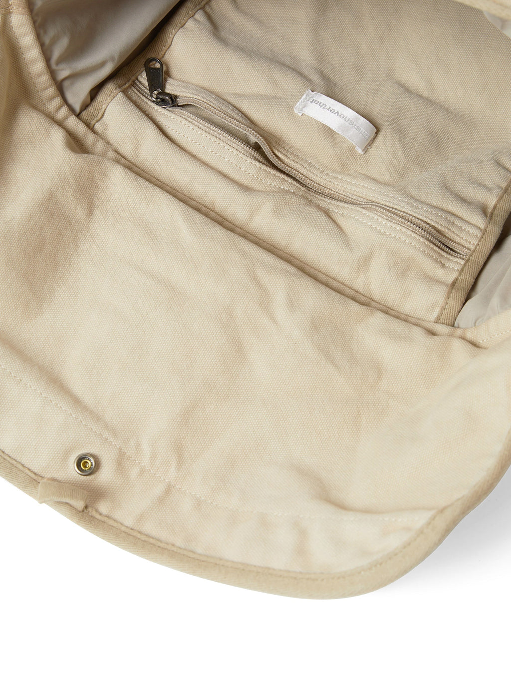 thisisneverthat - Overdyed Canvas Messenger Bag (Beige) product image 4 | TRAB K-Fashion Australia
