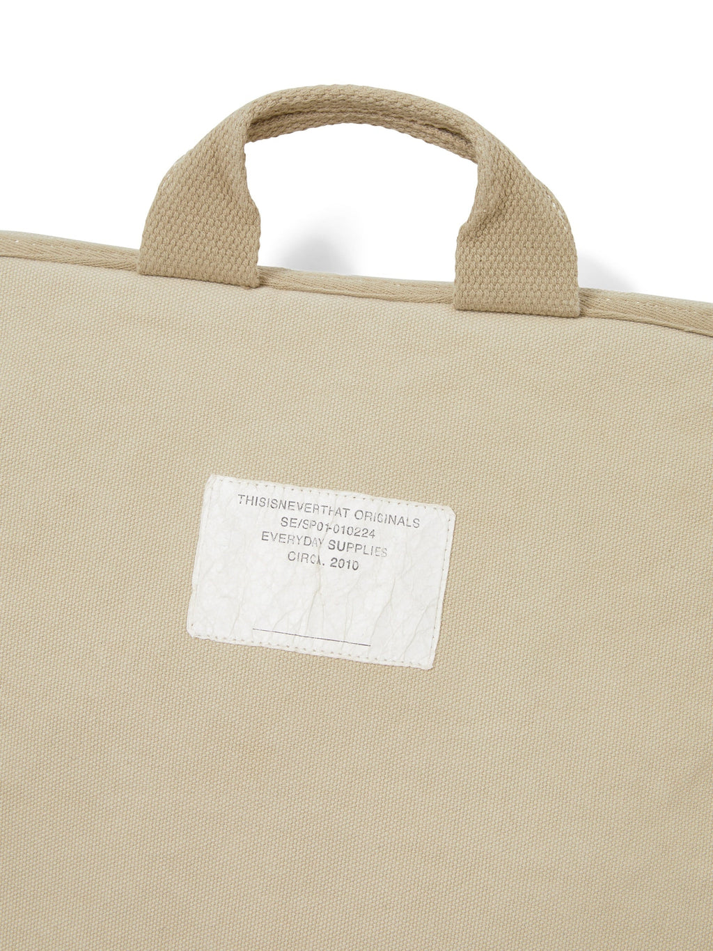 thisisneverthat - Overdyed Canvas Messenger Bag (Beige) product image 5 | TRAB K-Fashion Australia