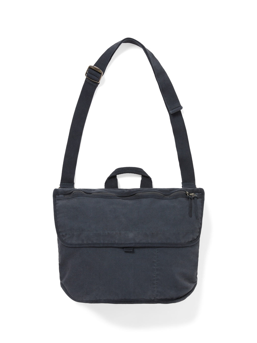 thisisneverthat - Overdyed Canvas Messenger Bag (Charcoal) product image 1 | TRAB K-Fashion Australia