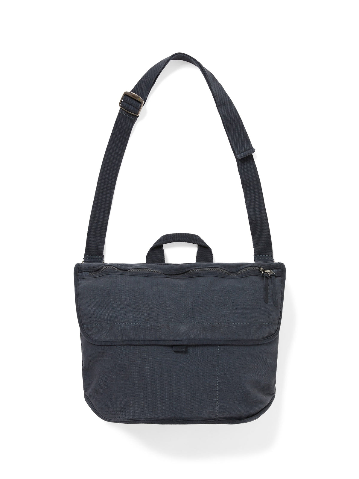 thisisneverthat - Overdyed Canvas Messenger Bag (Charcoal) product image 1 | TRAB K-Fashion Australia