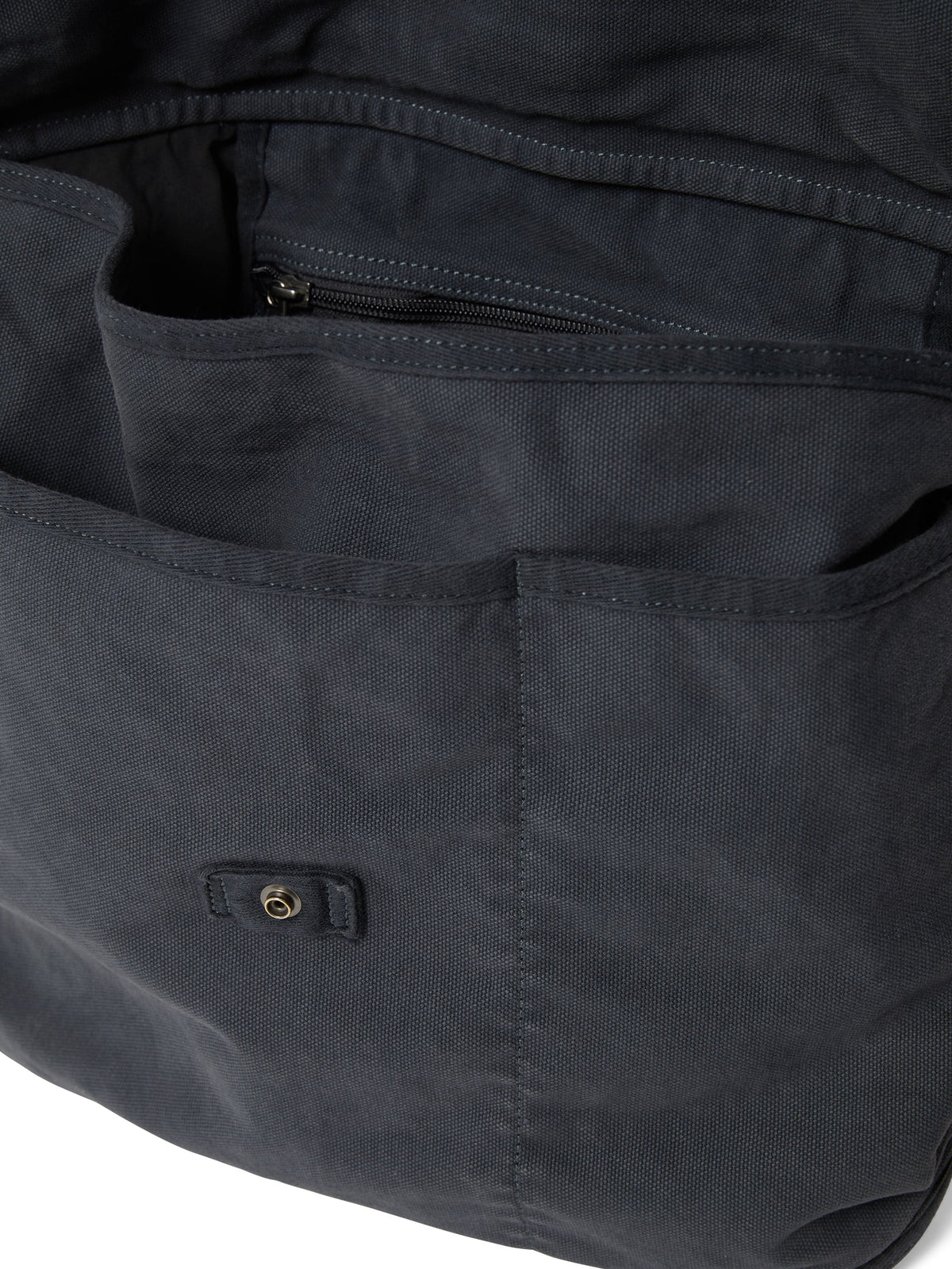 thisisneverthat - Overdyed Canvas Messenger Bag (Charcoal) product image 2 | TRAB K-Fashion Australia