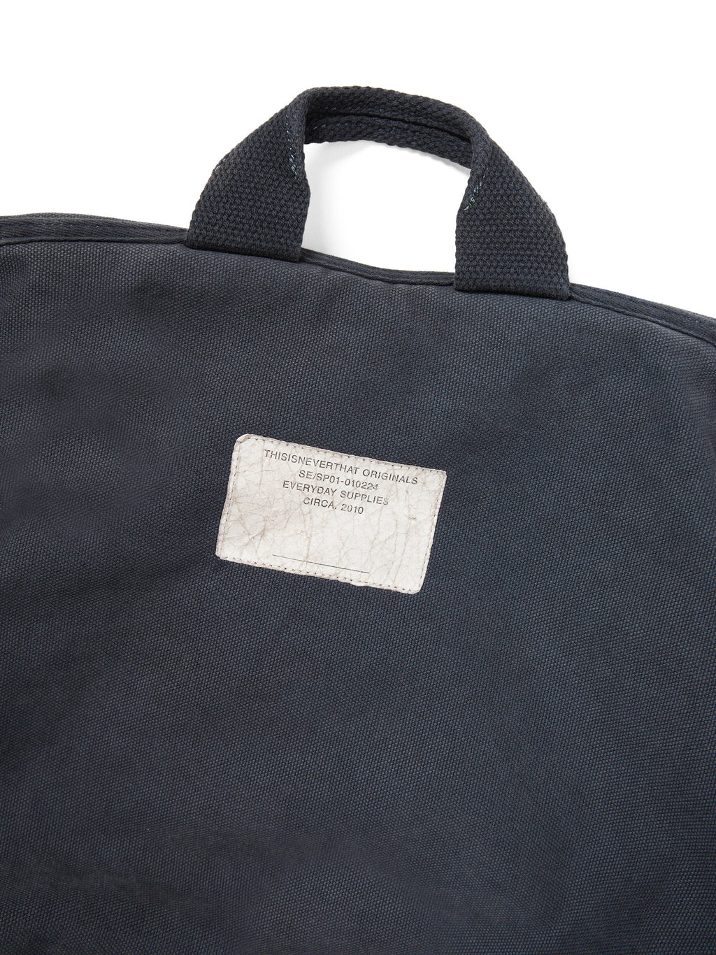 thisisneverthat - Overdyed Canvas Messenger Bag (Charcoal) product image 5 | TRAB K-Fashion Australia