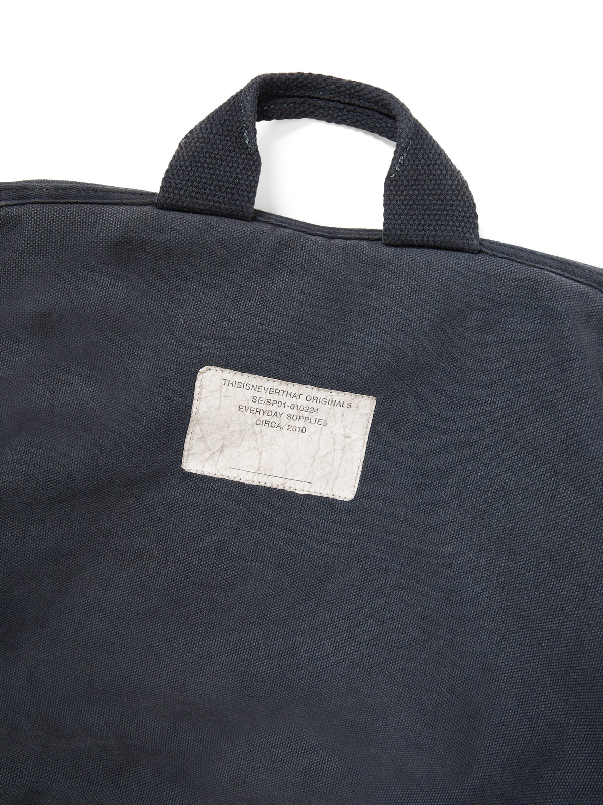 thisisneverthat - Overdyed Canvas Messenger Bag (Charcoal) product image 5 | TRAB K-Fashion Australia