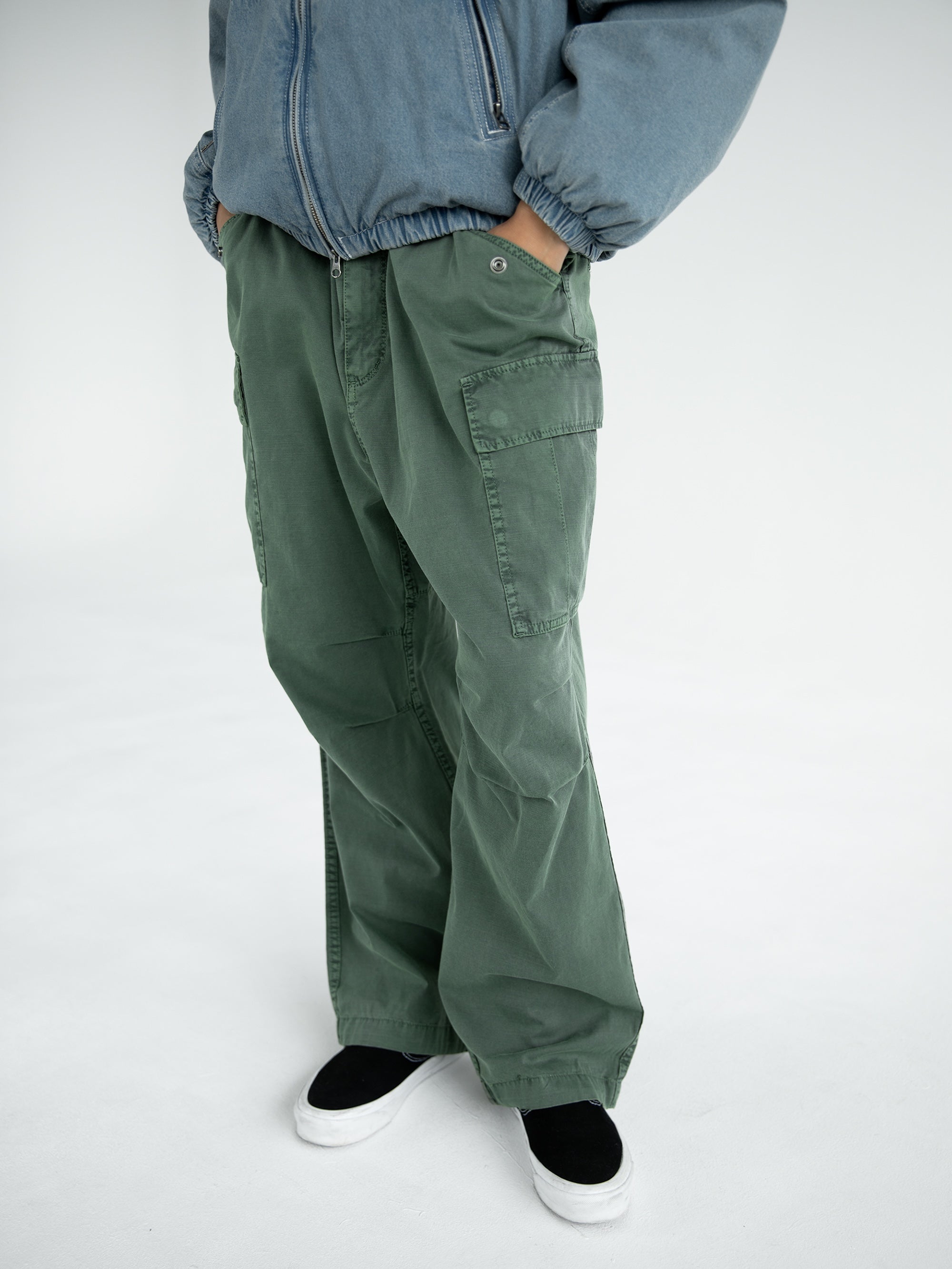 thisisneverthat - Overdyed Cargo Pant Olive (Green) product image 8 | TRAB K-Fashion Australia