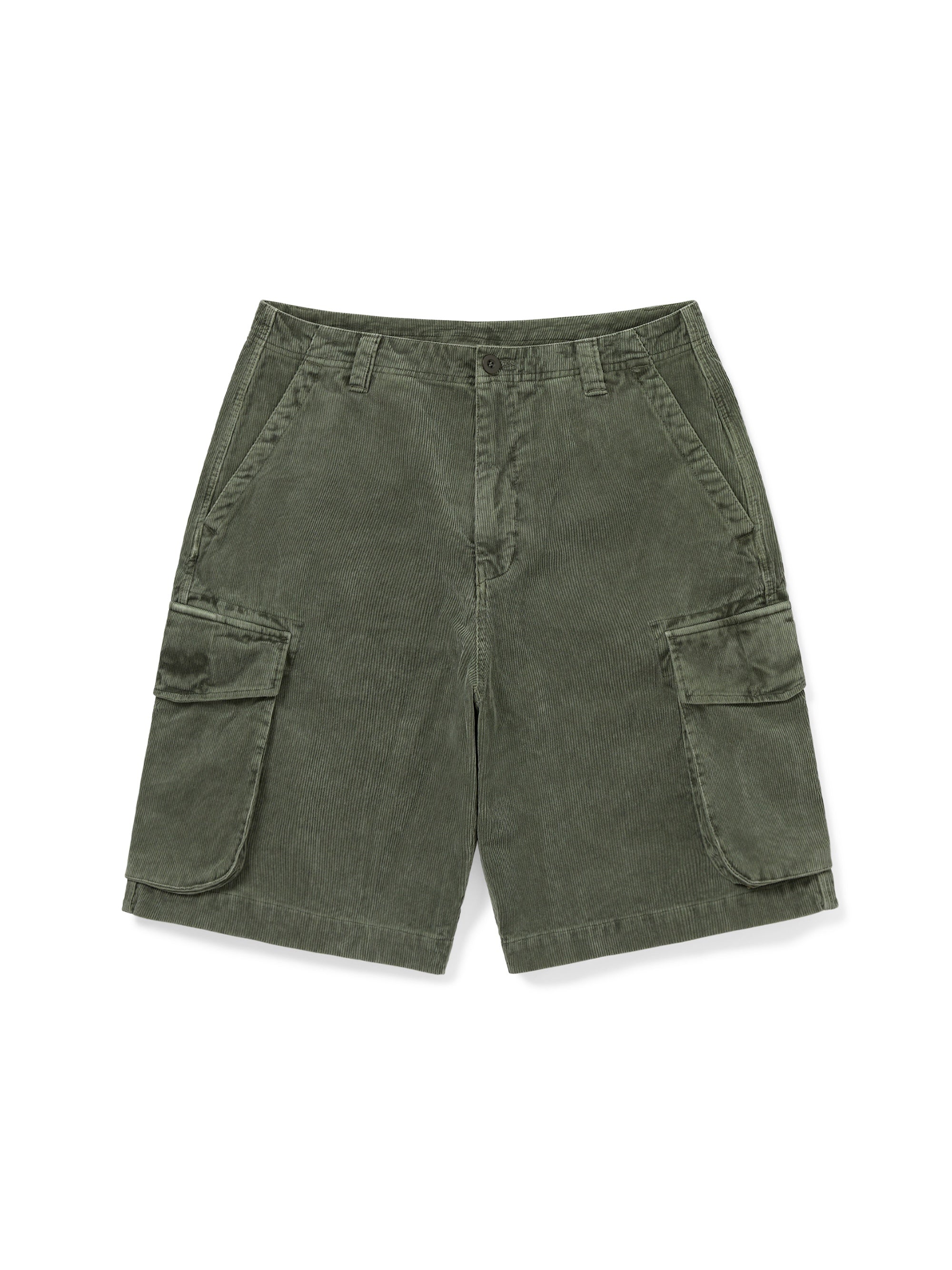thisisneverthat - Overdyed Corduroy Cargo Short (Dark Olive) product image 1 | TRAB K-Fashion Australia