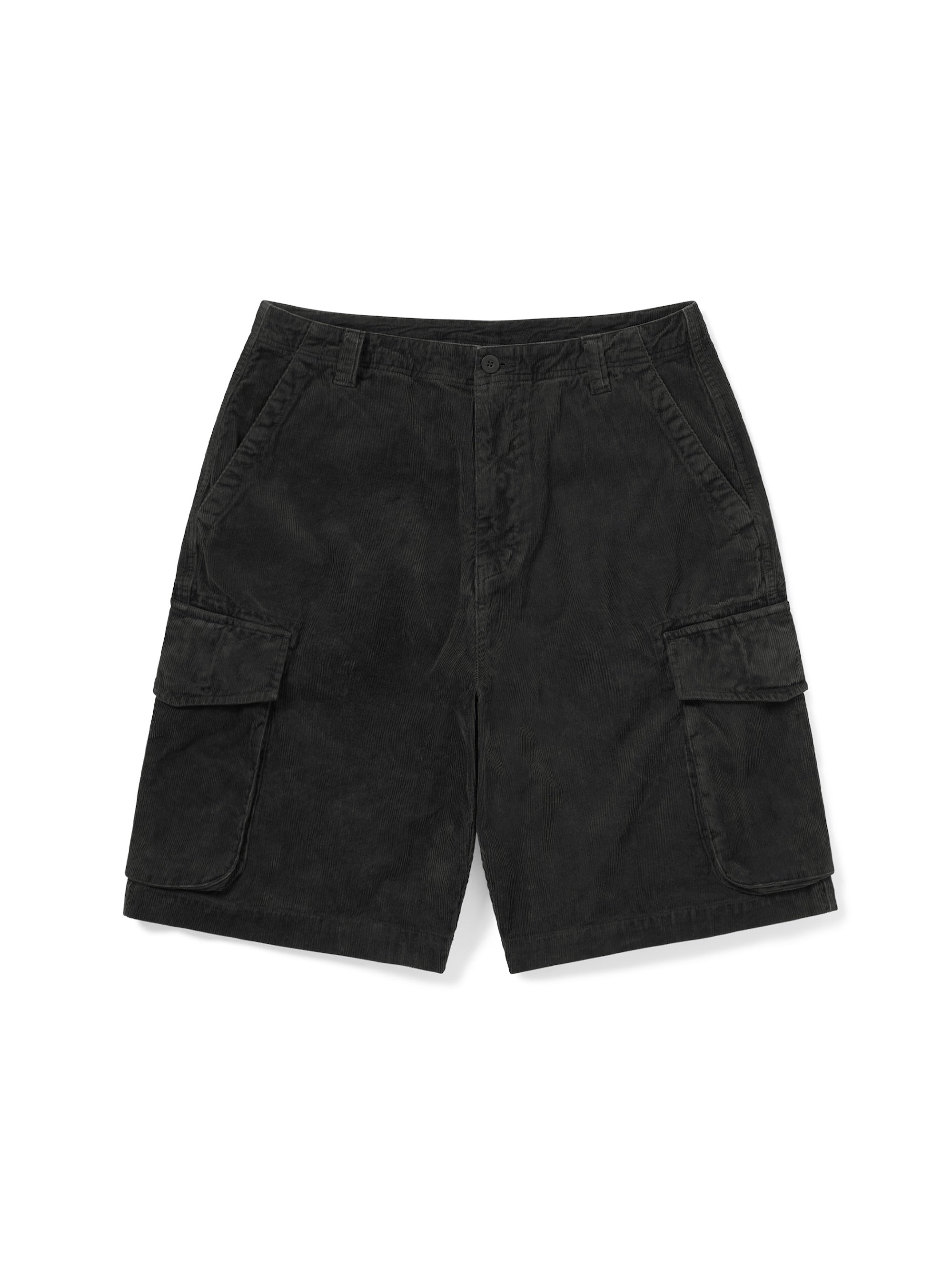 thisisneverthat - Overdyed Corduroy Cargo Short (Washed Black) product image 1 | TRAB K-Fashion Australia