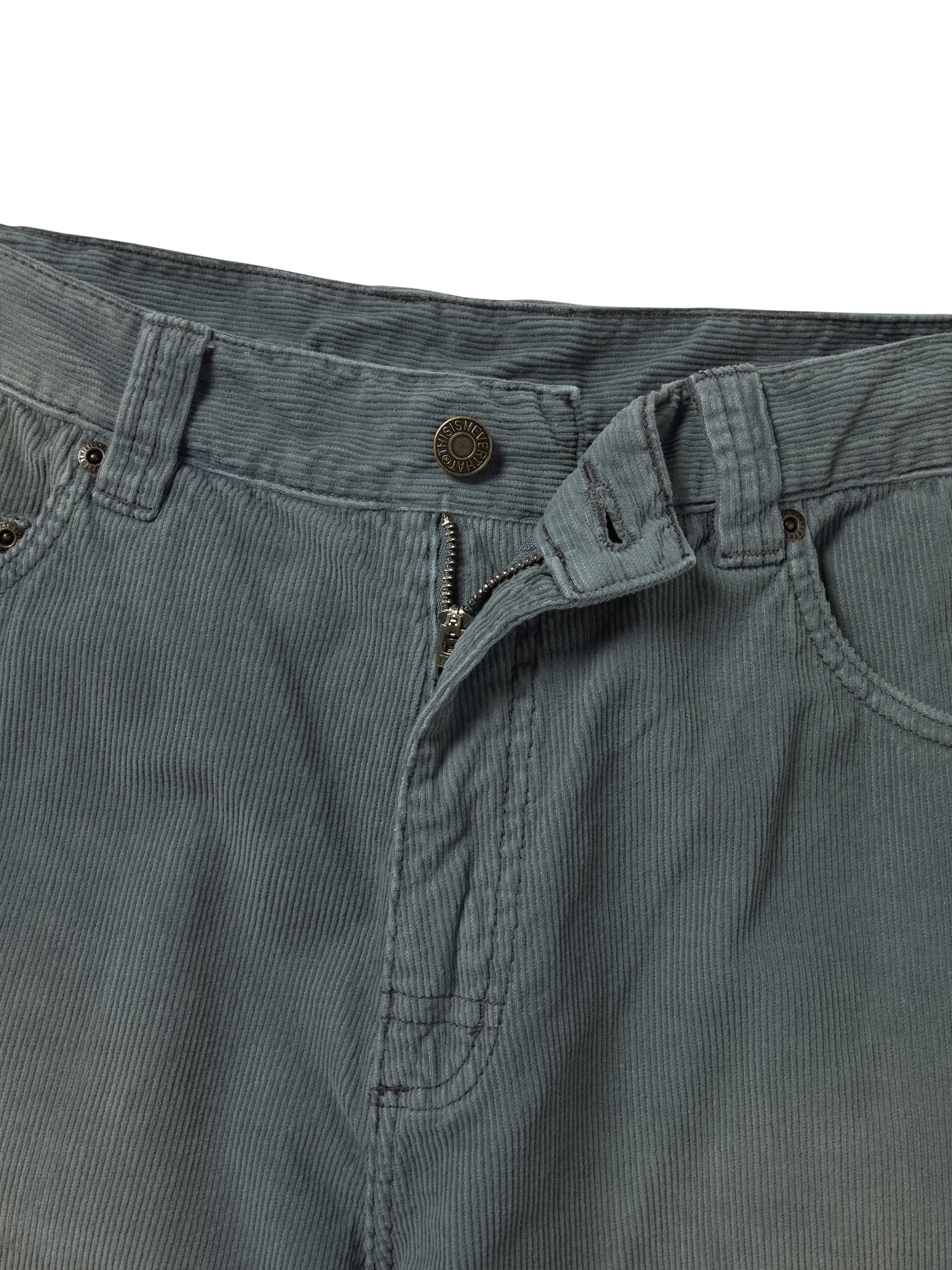 thisisneverthat - Overdyed Corduroy Short (slate) product image 2 | TRAB K-Fashion Australia