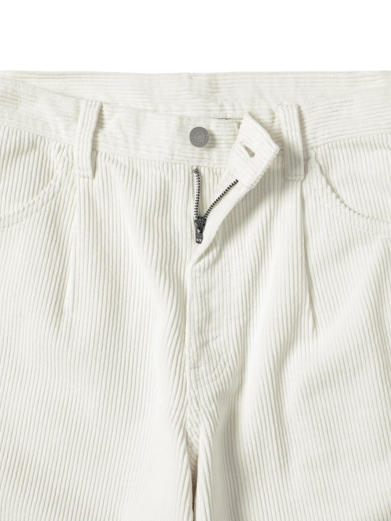 thisisneverthat - (SS24) Overdyed Corduroy Short (White) product image 2 | TRAB K-Fashion Australia