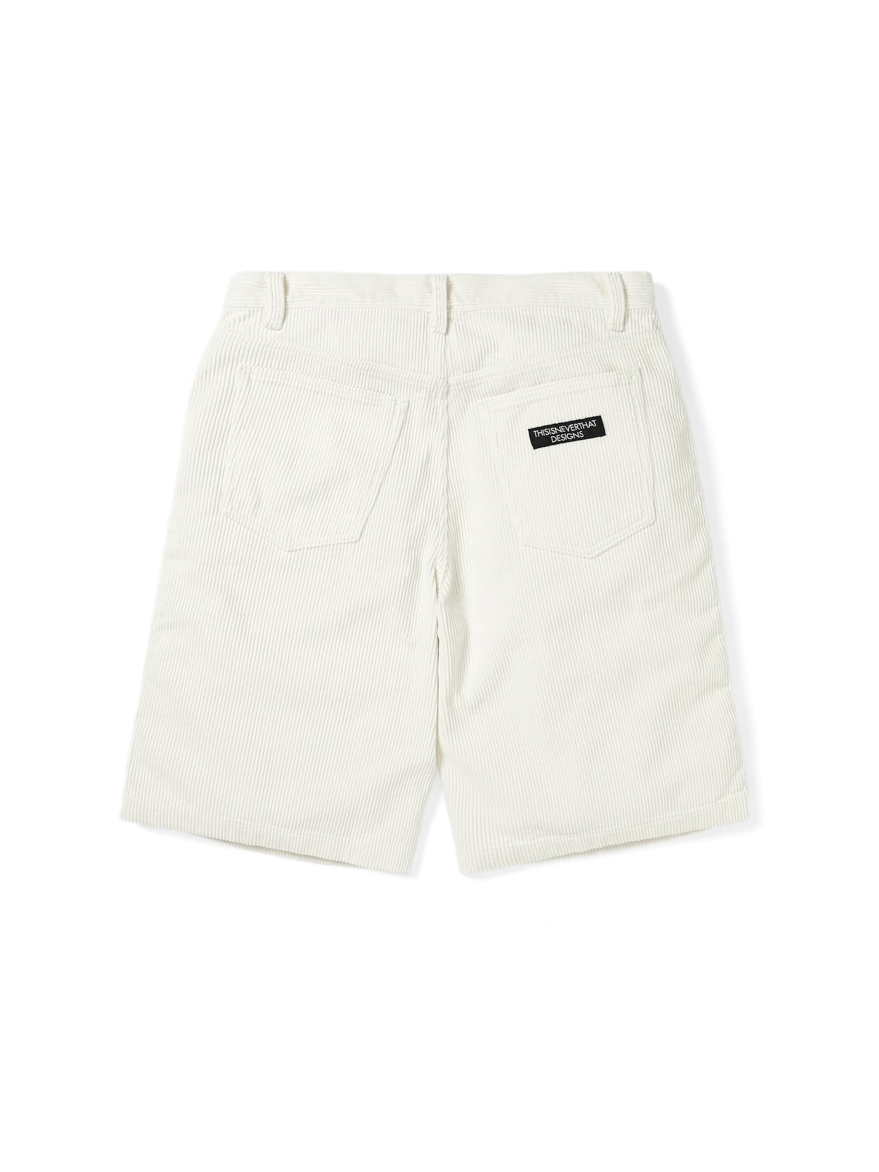 thisisneverthat - (SS24) Overdyed Corduroy Short (White) product image 5 | TRAB K-Fashion Australia
