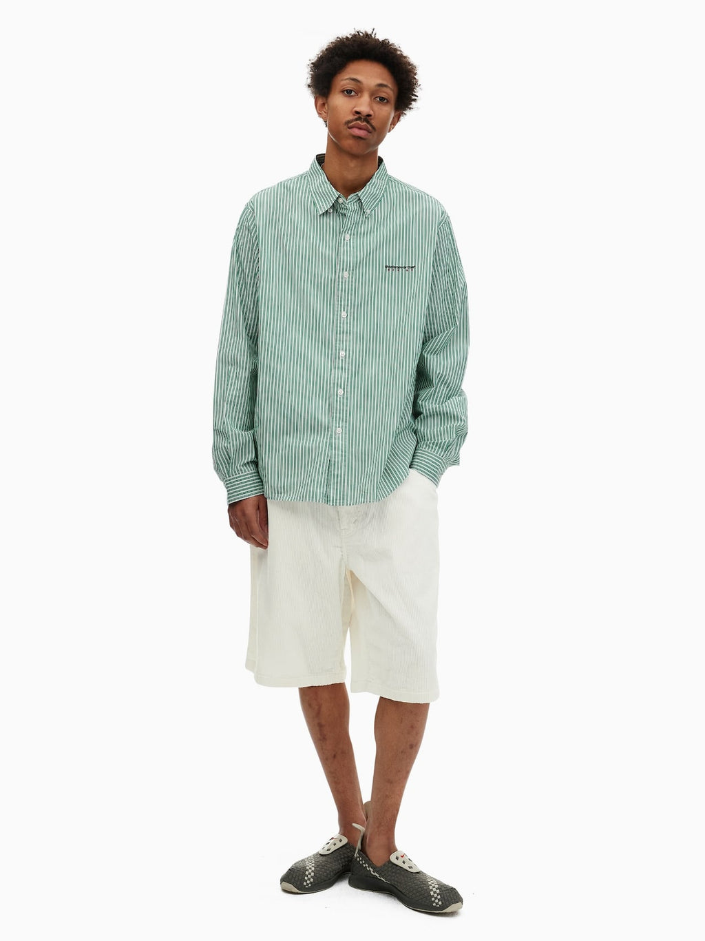 thisisneverthat - (SS24) Overdyed Corduroy Short (White) product image 6 | TRAB K-Fashion Australia