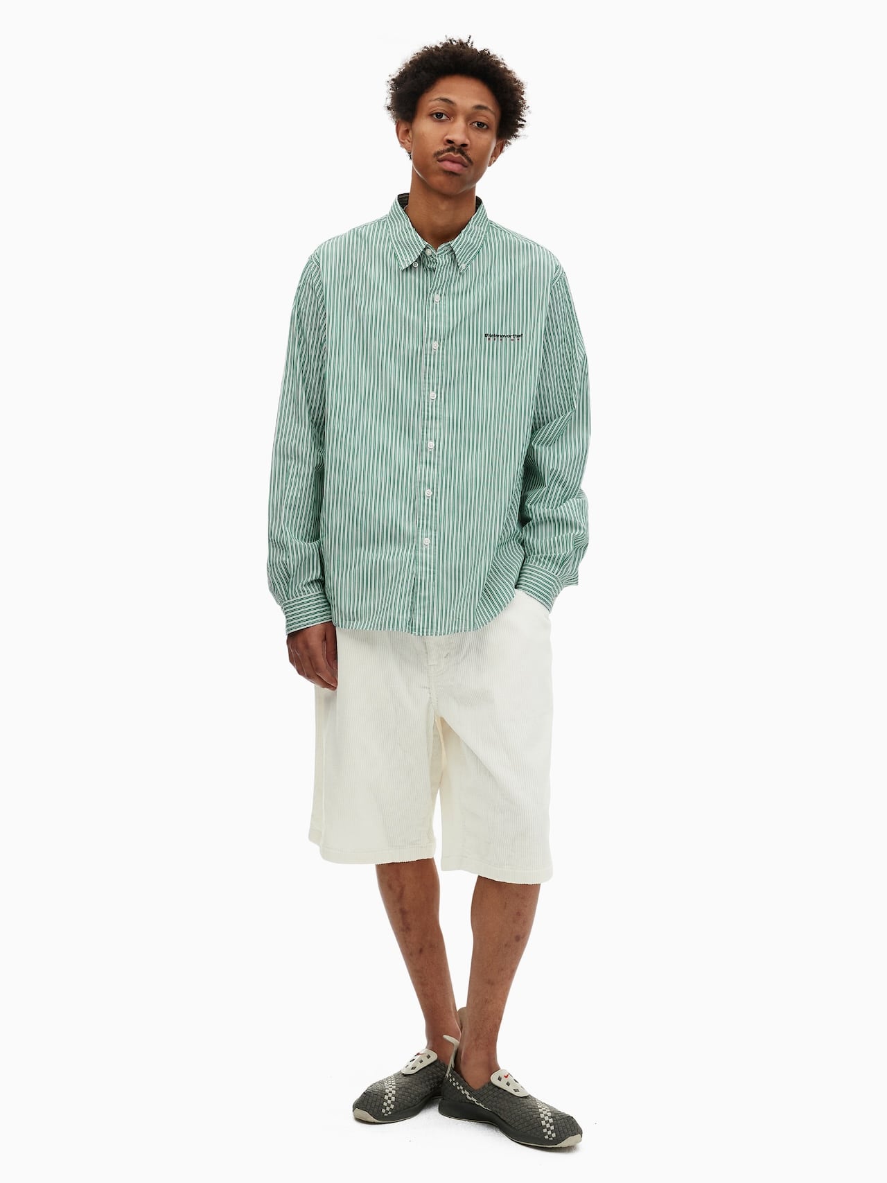 thisisneverthat - (SS24) Overdyed Corduroy Short (White) product image 6 | TRAB K-Fashion Australia