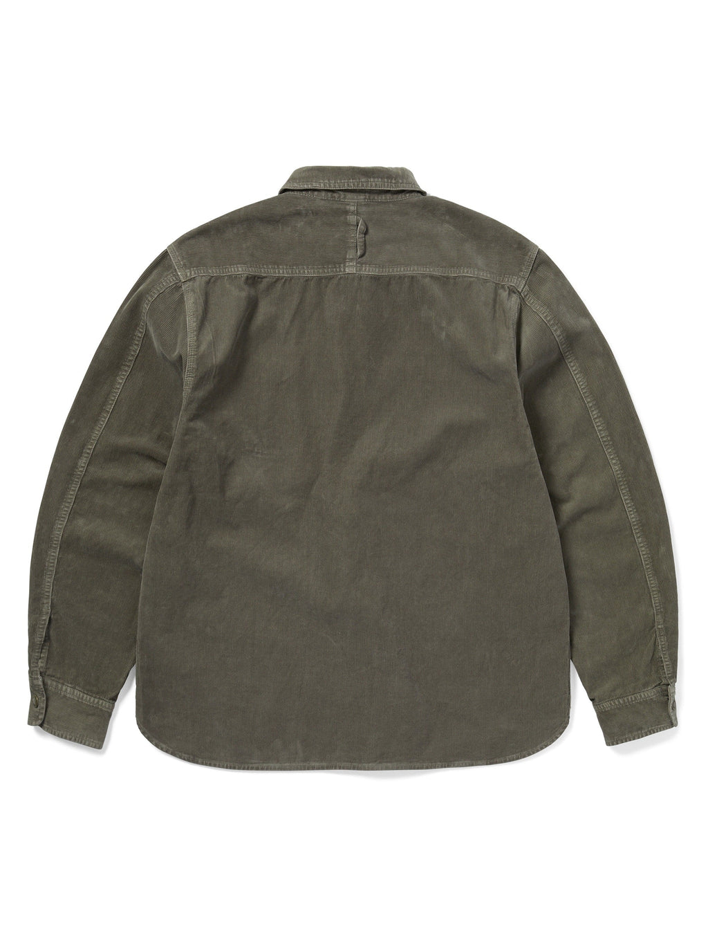 thisisneverthat - Overdyed Corduroy Zip Shirt (Khaki Grey) product image 4 | TRAB K-Fashion Australia