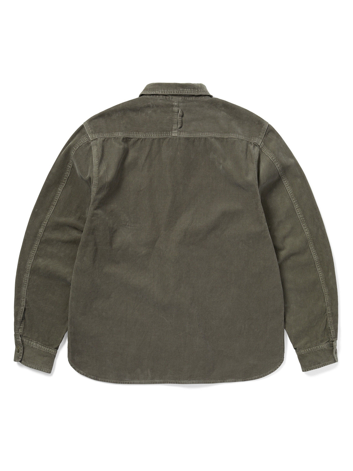 thisisneverthat - Overdyed Corduroy Zip Shirt (Khaki Grey) product image 4 | TRAB K-Fashion Australia