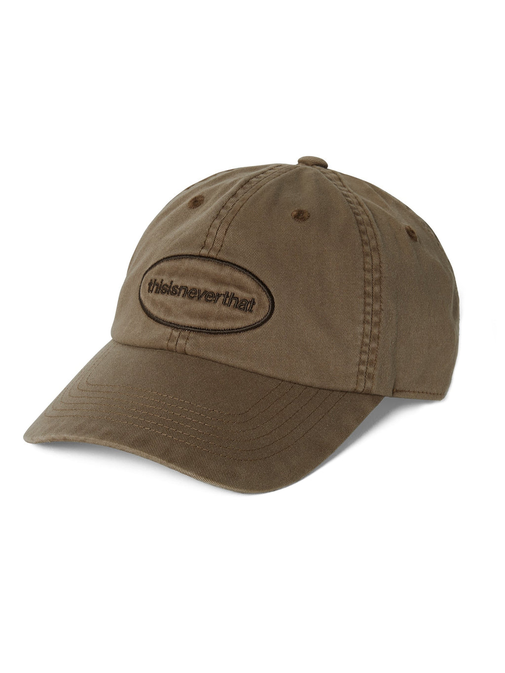 thisisneverthat - Overdyed E/T-Logo Cap (Camel) product image 1 | TRAB K-Fashion Australia