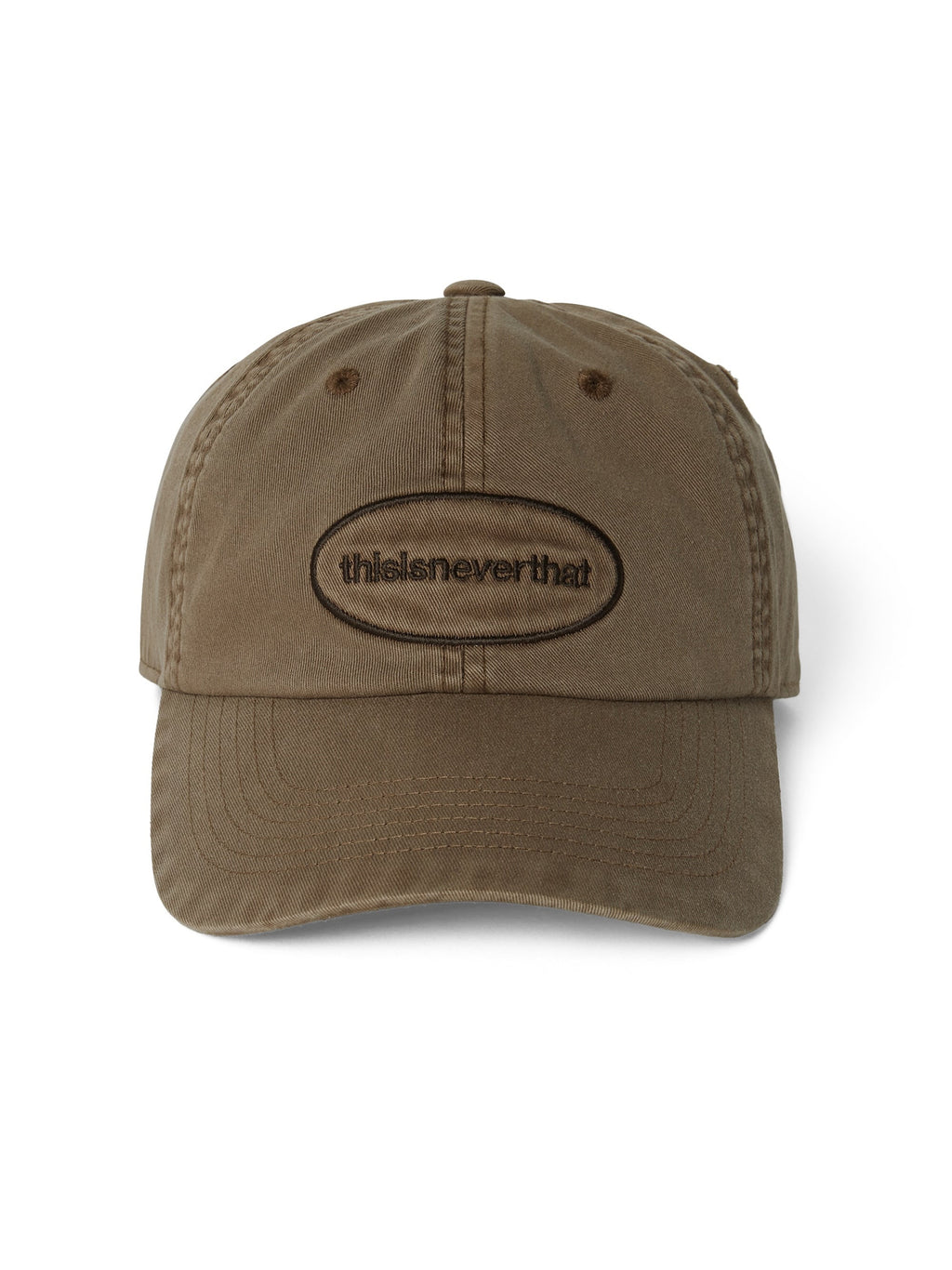 thisisneverthat - Overdyed E/T-Logo Cap (Camel) product image 2 | TRAB K-Fashion Australia