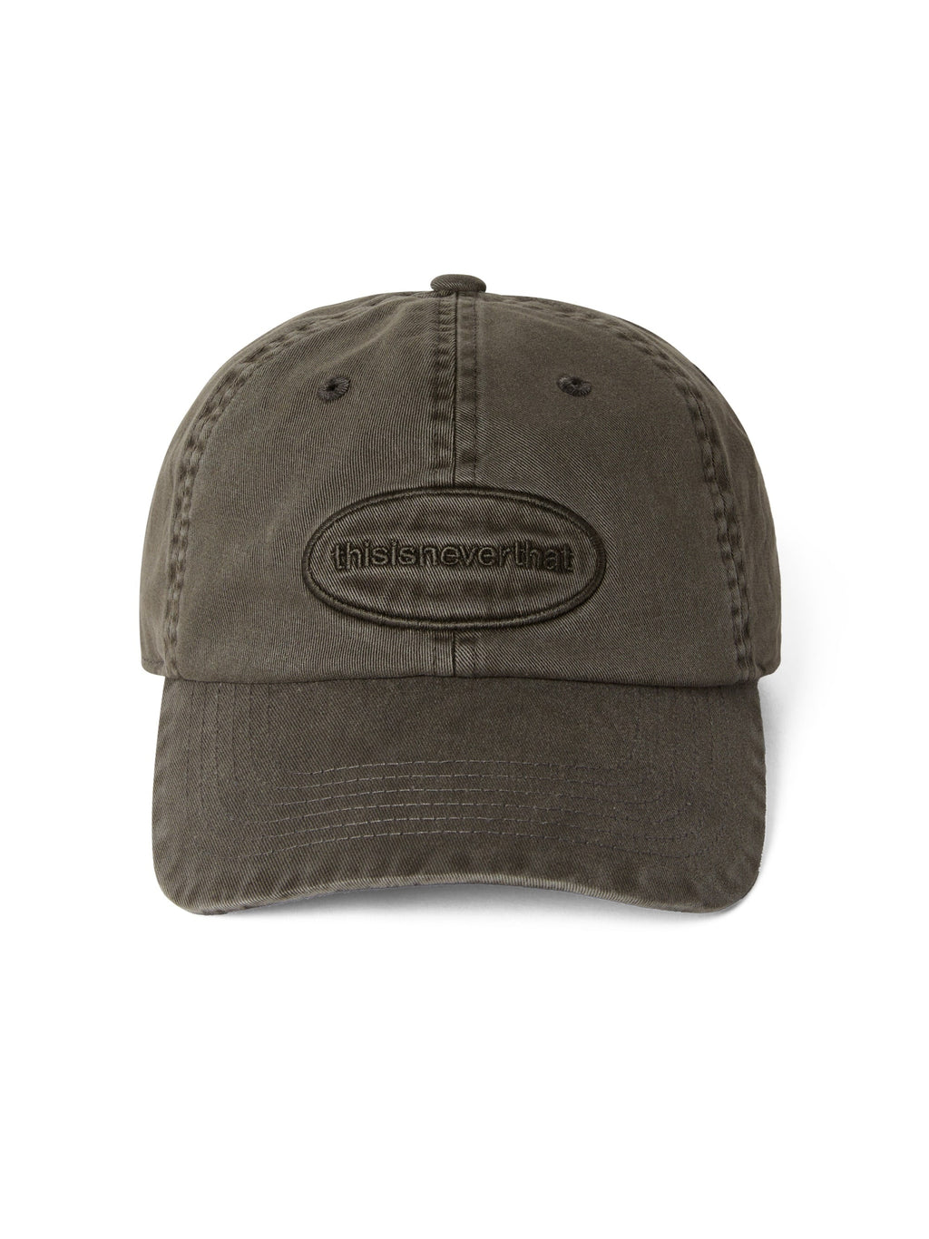 thisisneverthat - Overdyed E/T-Logo Cap (Charcoal) product image 2 | TRAB K-Fashion Australia