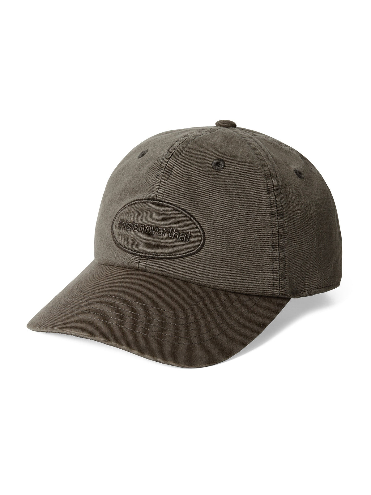 thisisneverthat - Overdyed E/T-Logo Cap (Charcoal) product image 1 | TRAB K-Fashion Australia