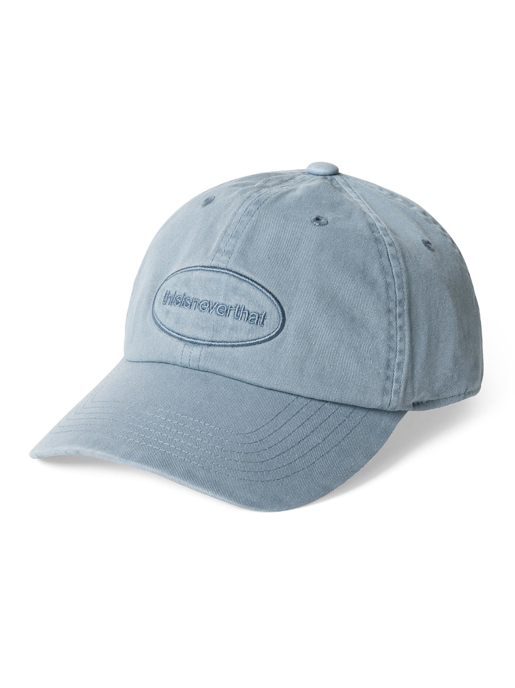 thisisneverthat - Overdyed E/T-Logo Cap (Dusty Blue) product image 1 | TRAB K-Fashion Australia