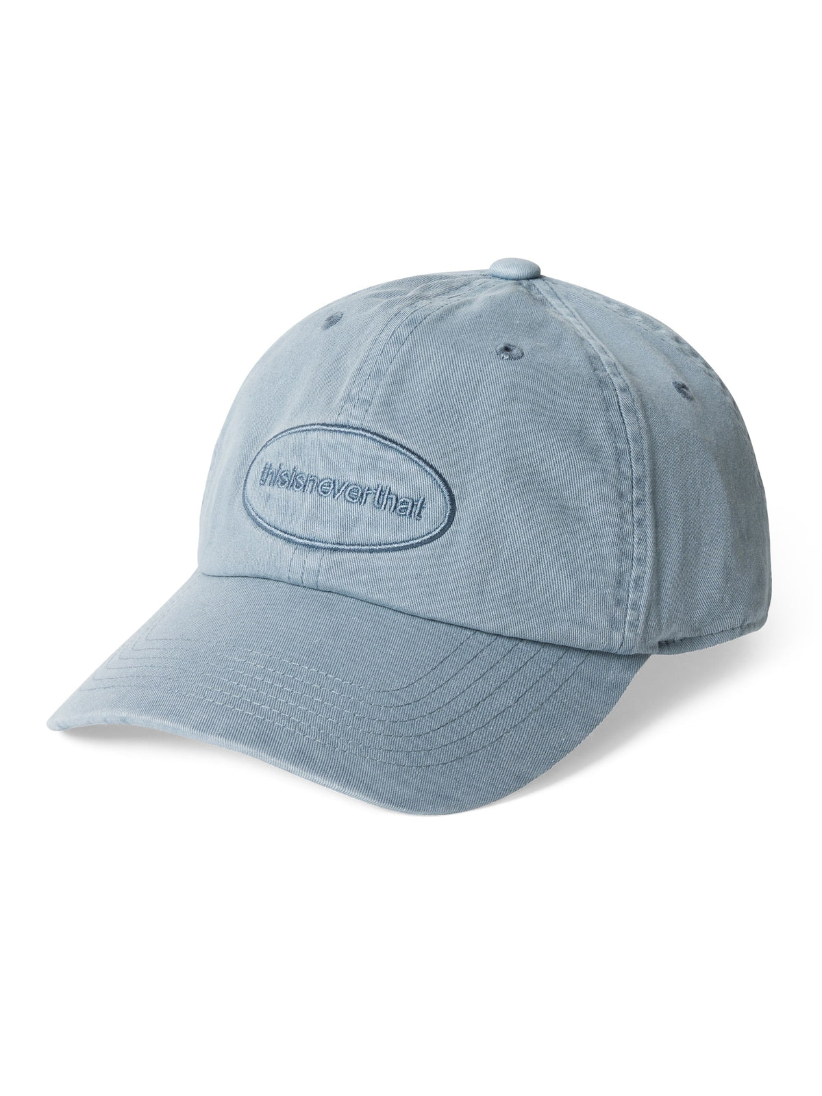 thisisneverthat - Overdyed E/T-Logo Cap (Dusty Blue) product image 1 | TRAB K-Fashion Australia