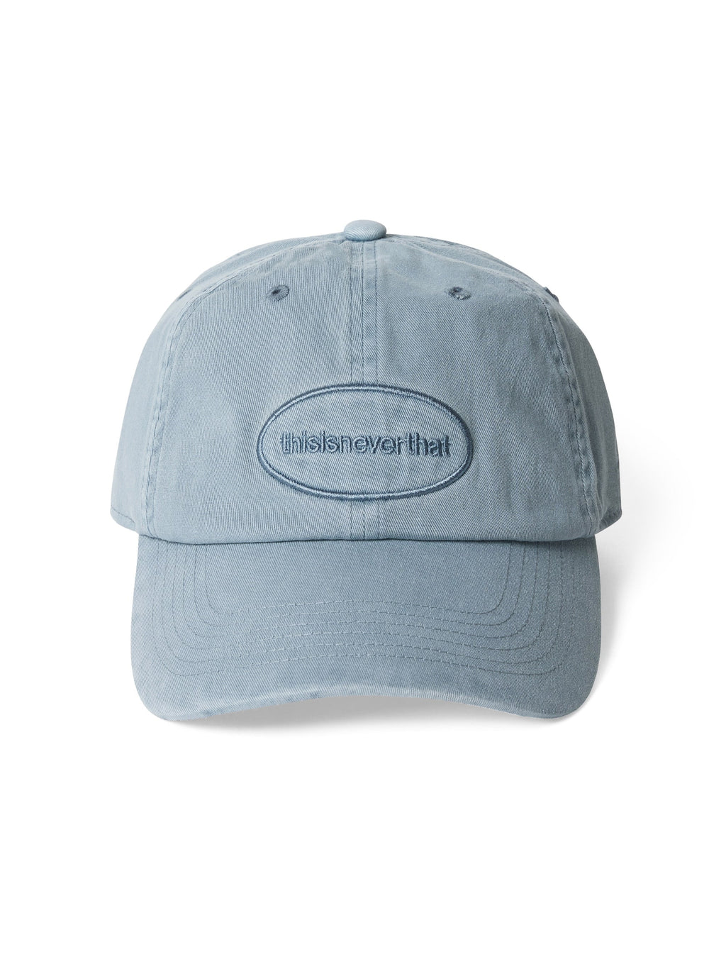 thisisneverthat - Overdyed E/T-Logo Cap (Dusty Blue) product image 2 | TRAB K-Fashion Australia