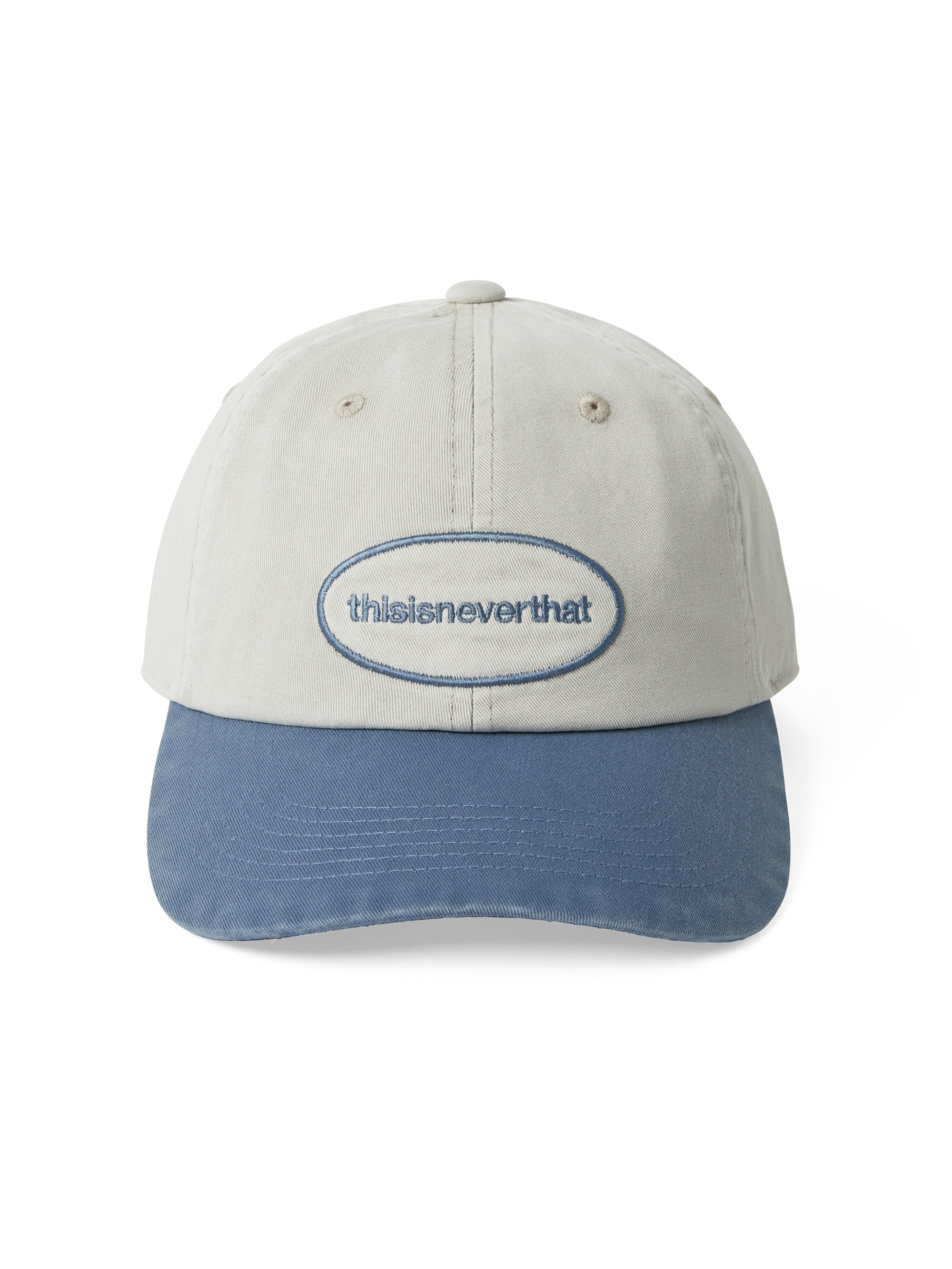 thisisneverthat - Overdyed E/T-Logo Cap (Ivory/Blue) product image 2 | TRAB K-Fashion Australia