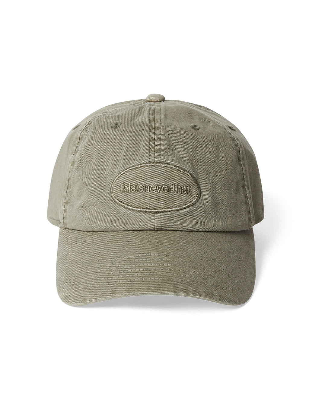 thisisneverthat - Overdyed E/T-Logo Cap (Olive) product image 2 | TRAB K-Fashion Australia