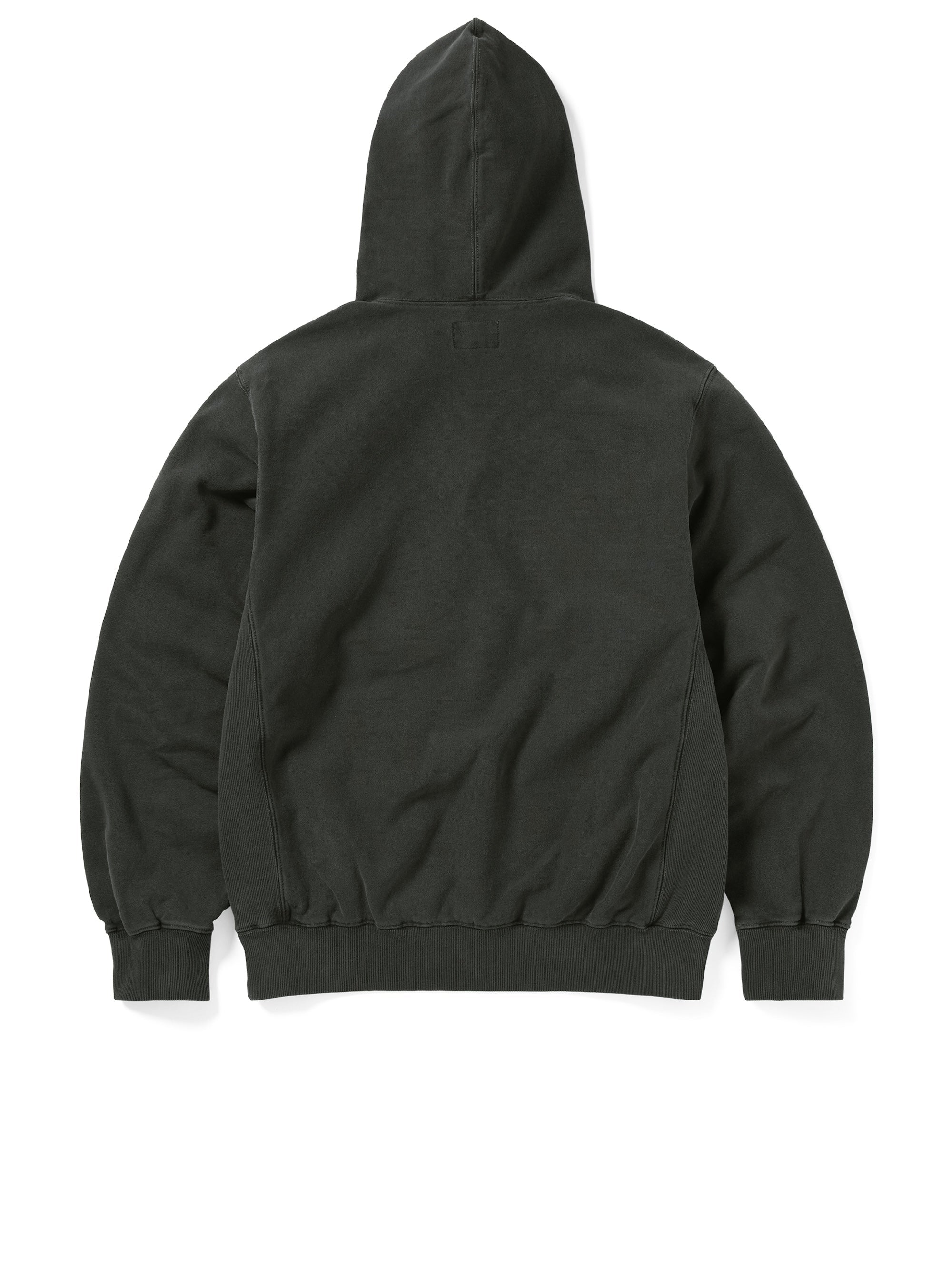 thisisneverthat - Overdyed Embroidery Hoodie Dusty (Charcoal) product image 3 | TRAB K-Fashion Australia