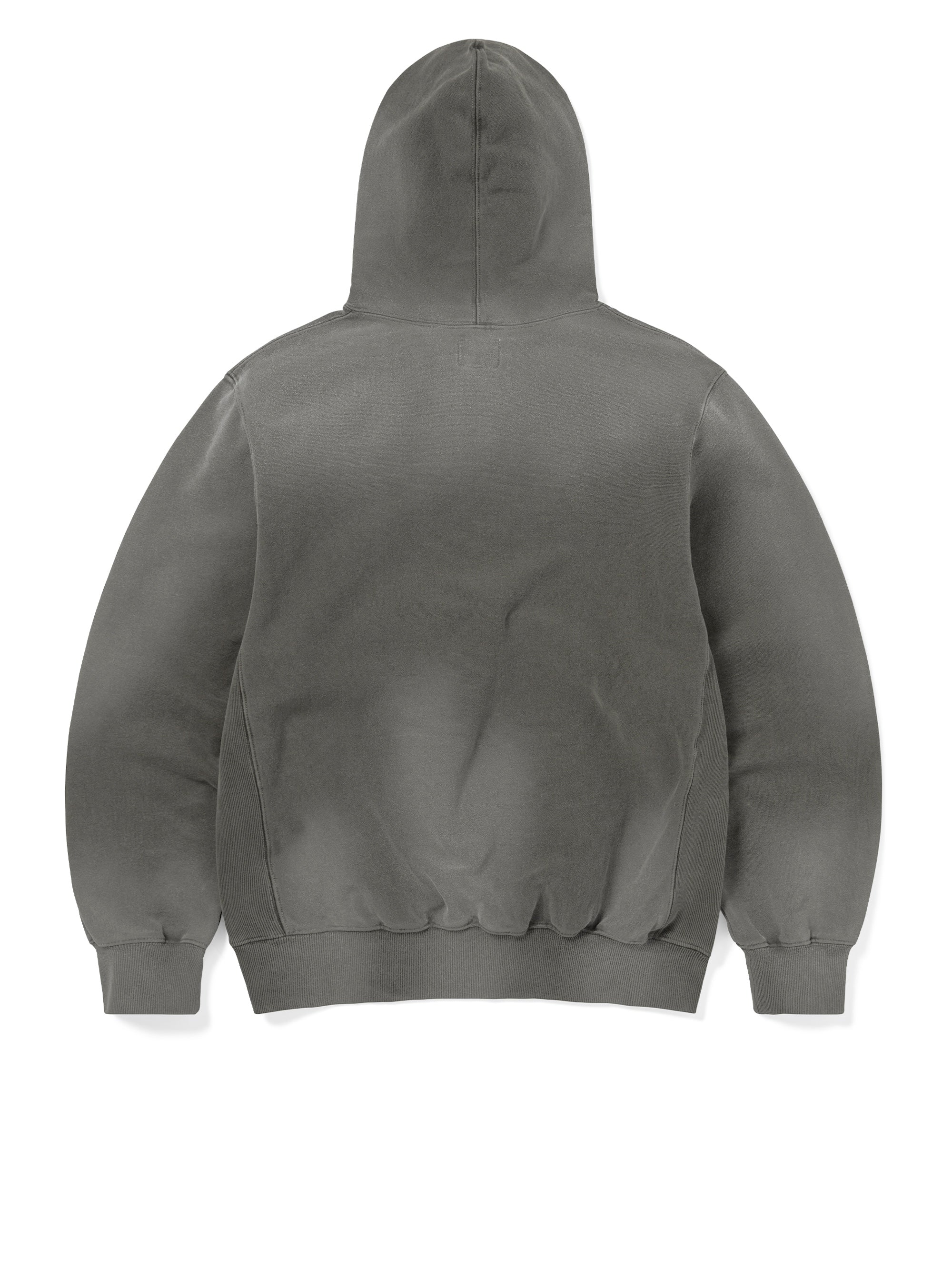 thisisneverthat - Overdyed Embroidery Hoodie Faded (Charcoal) product image 3 | TRAB K-Fashion Australia