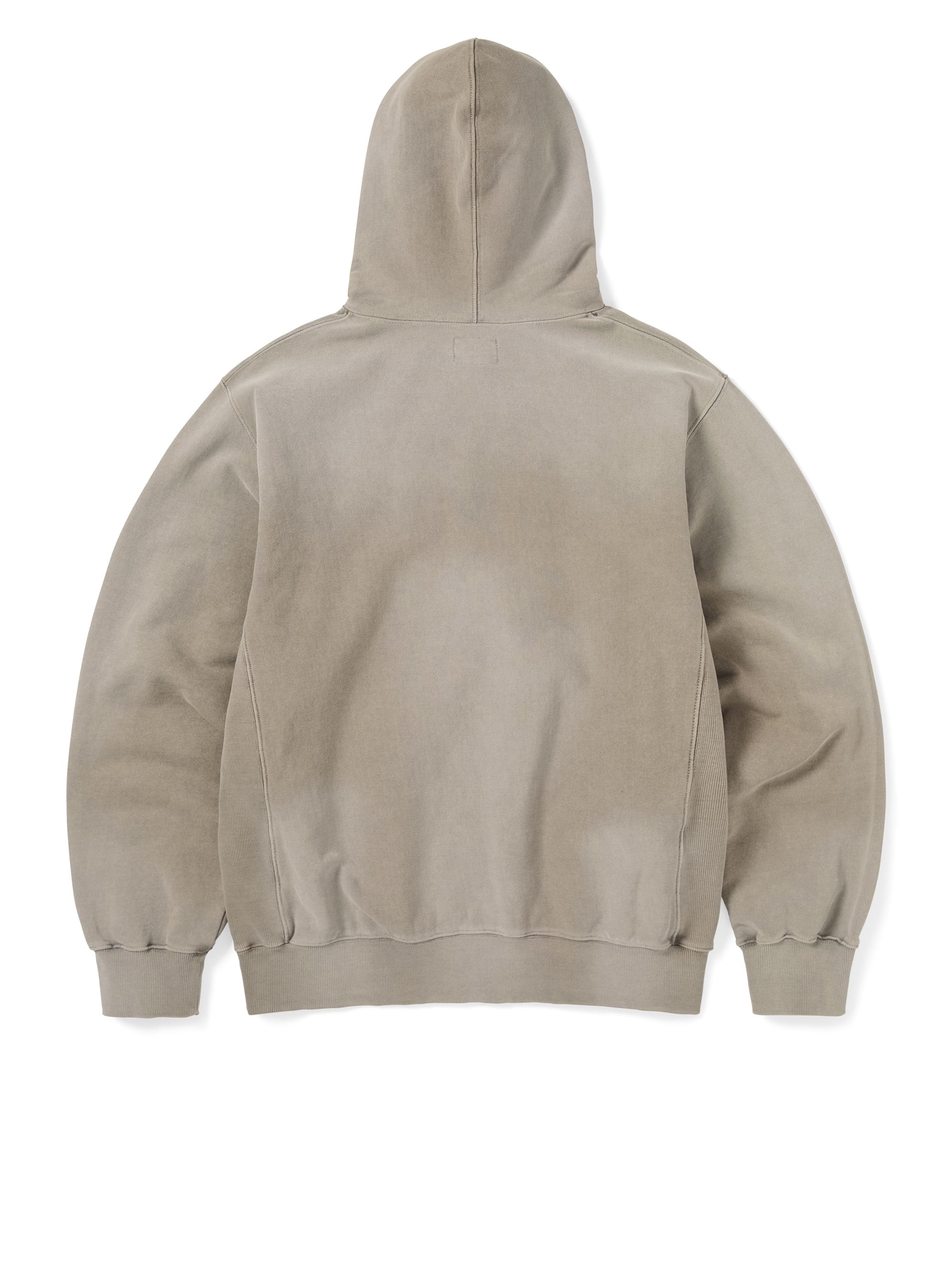thisisneverthat - Overdyed Embroidery Hoodie (Desert Grey) product image 3 | TRAB K-Fashion Australia