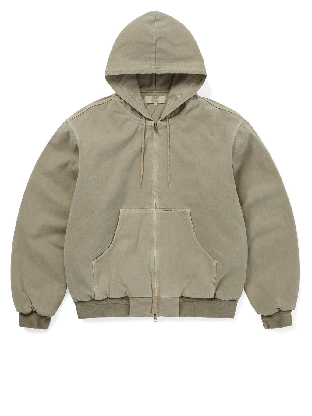 thisisneverthat - Overdyed Hooded Jacket (Beige) product image 1 | TRAB K-Fashion Australia