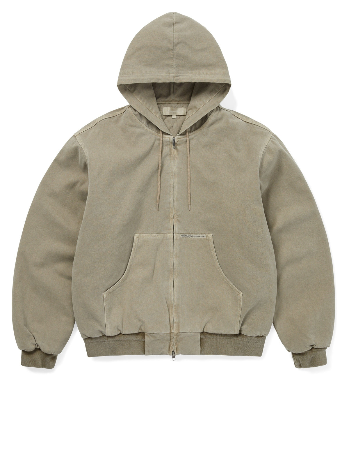 thisisneverthat - Overdyed Hooded Jacket (Beige) product image 1 | TRAB K-Fashion Australia