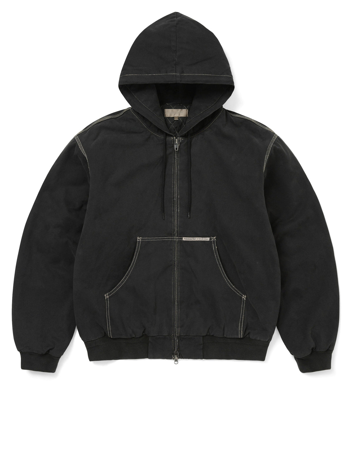 thisisneverthat - Overdyed Hooded Jacket (Black) product image 1 | TRAB K-Fashion Australia