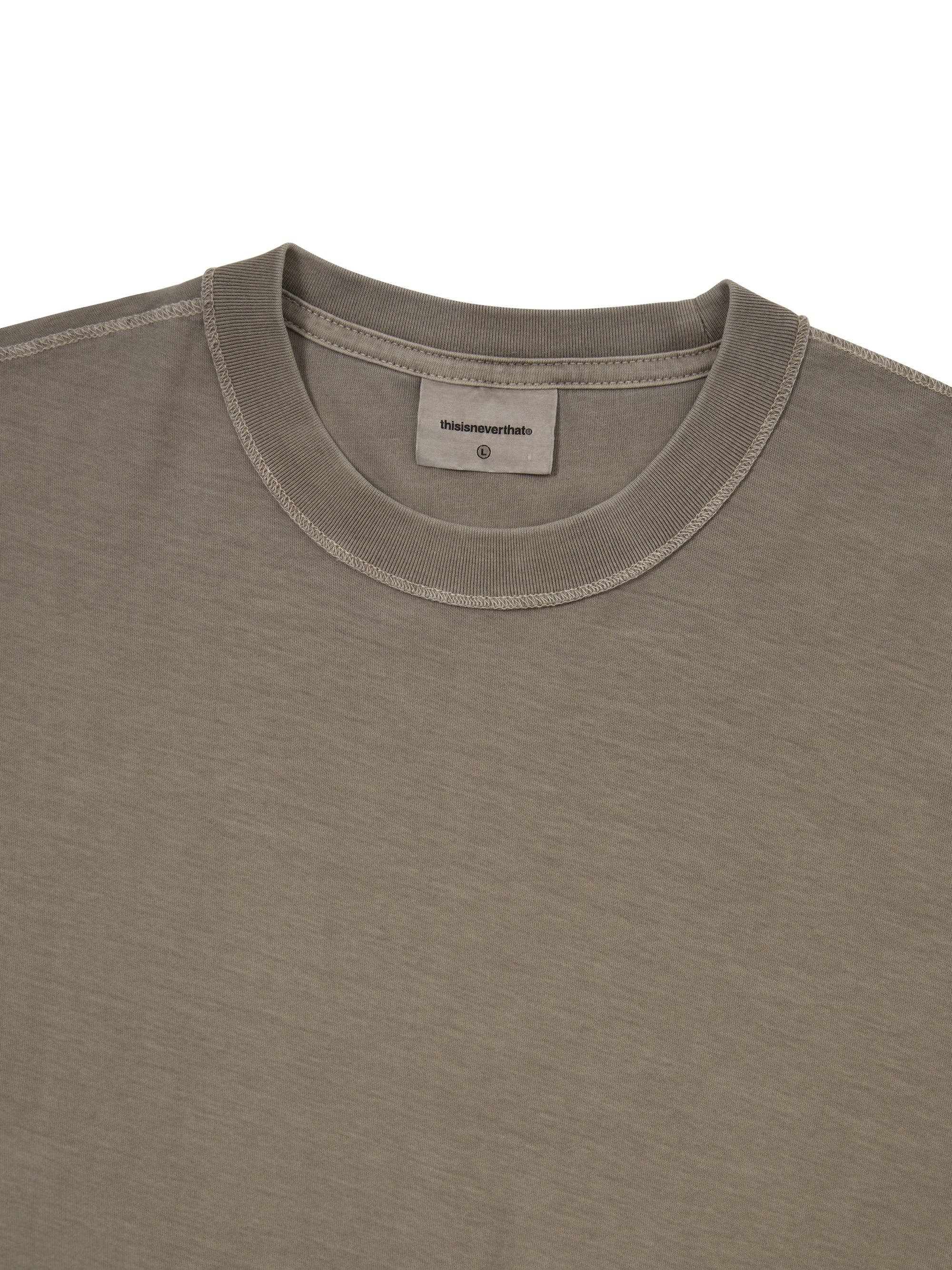 thisisneverthat - Overdyed Reverse Tee (Faded Grey) product image 2 | TRAB K-Fashion Australia