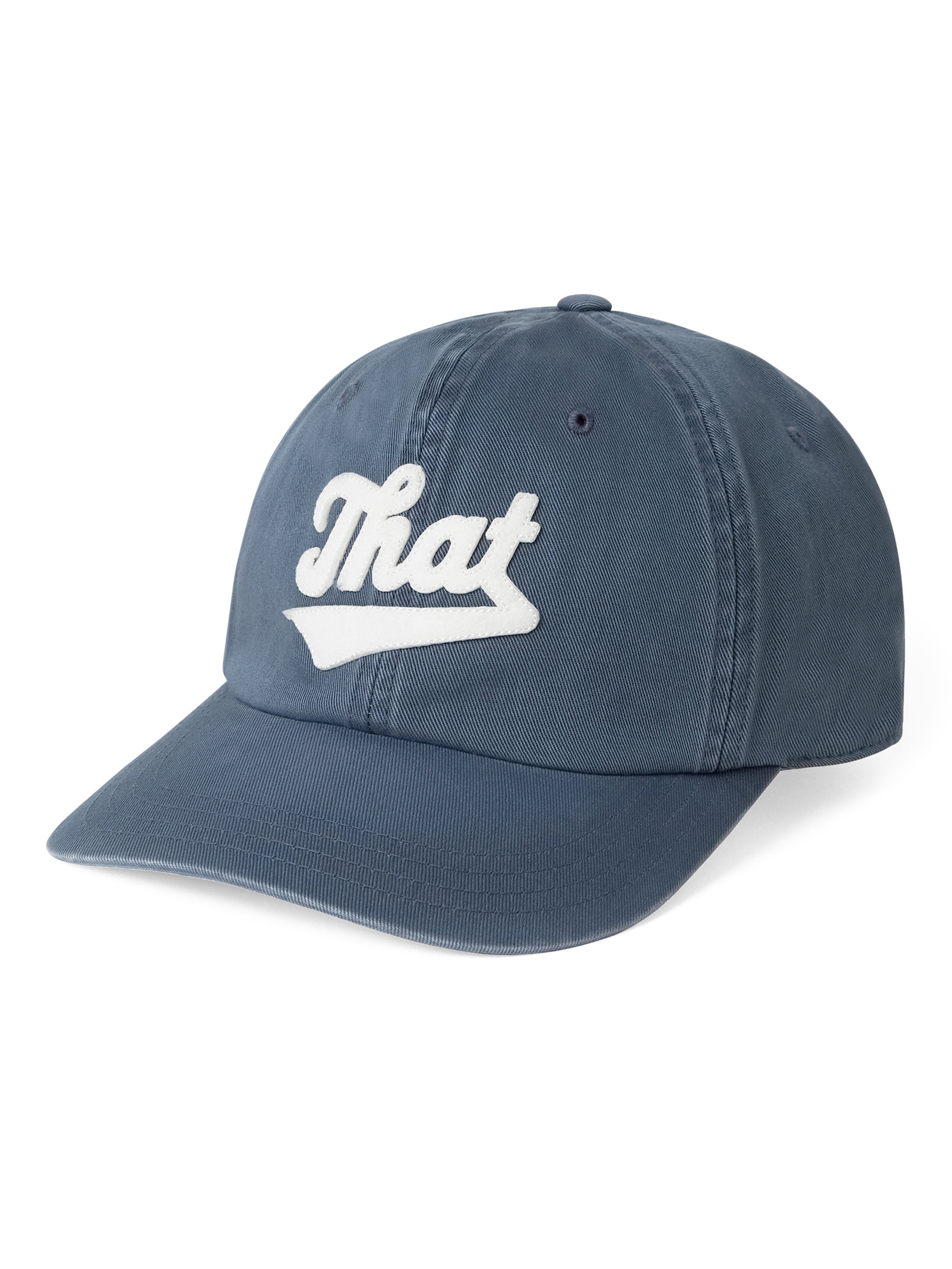 thisisneverthat - Overdyed That Applique Cap Washed (Navy) product image 1 | TRAB K-Fashion Australia