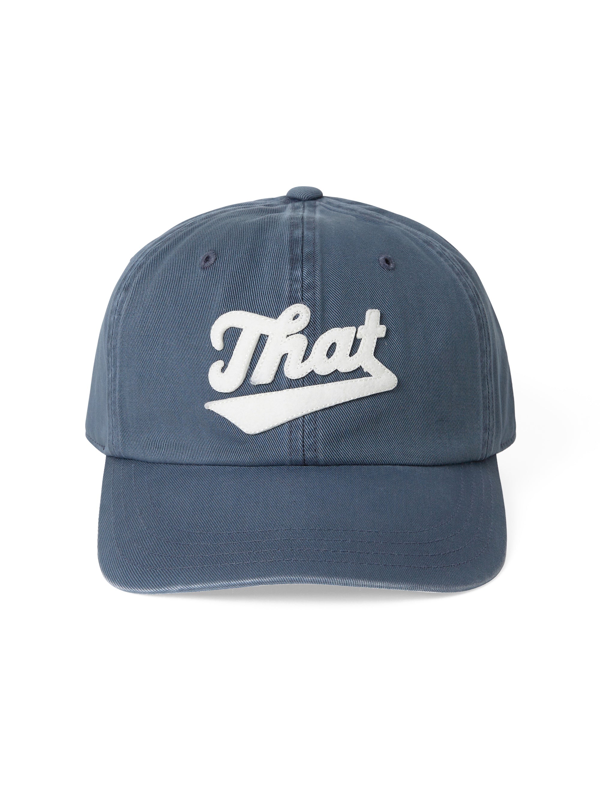 thisisneverthat - Overdyed That Applique Cap Washed (Navy) product image 2 | TRAB K-Fashion Australia