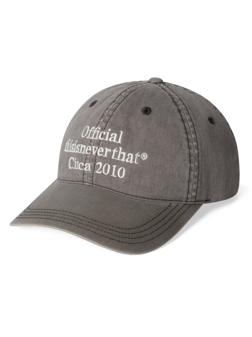 thisisneverthat - Overdyed Times Cap (Charcoal) product image 1 | TRAB K-Fashion Australia